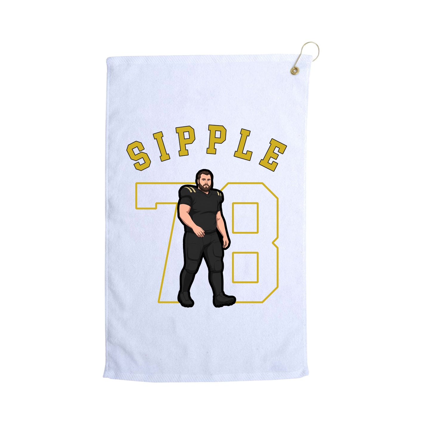 Golf Towel — Shirsey Arch in White