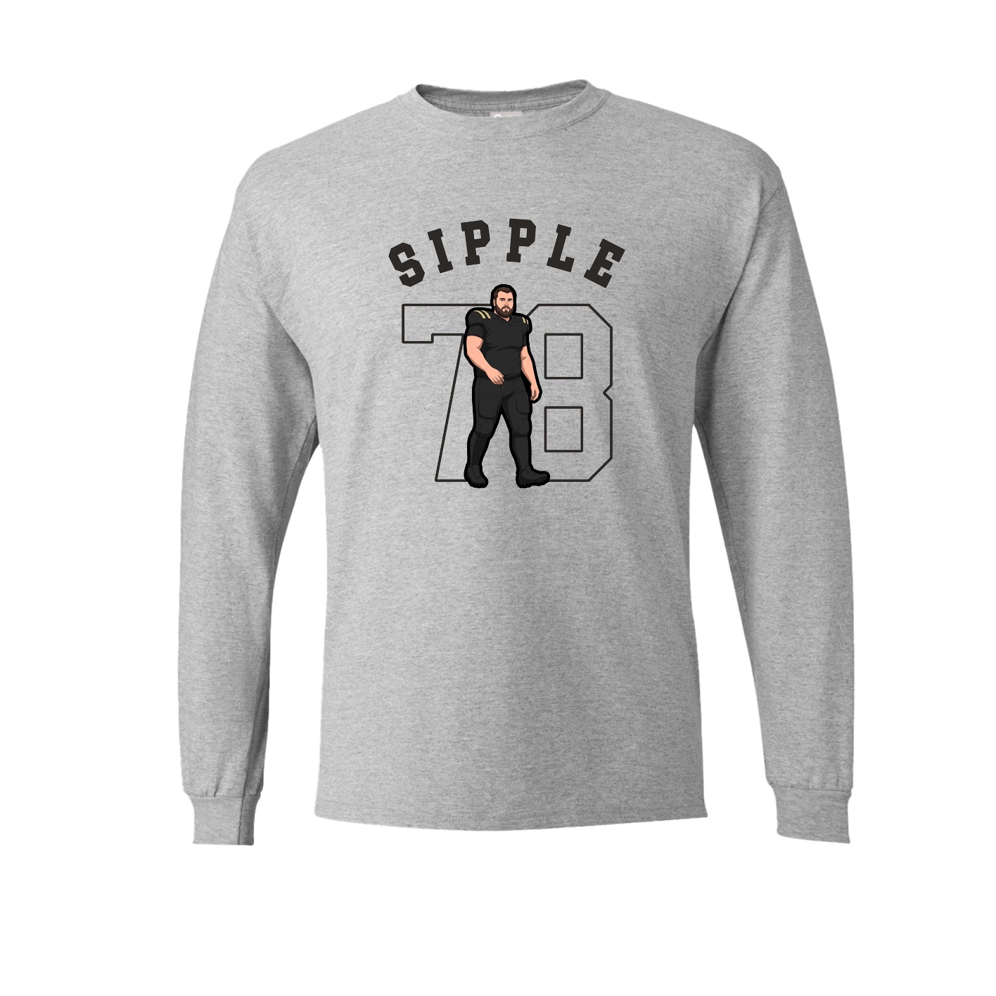 Long Sleeve Tee — Shirsey Arch in Grey