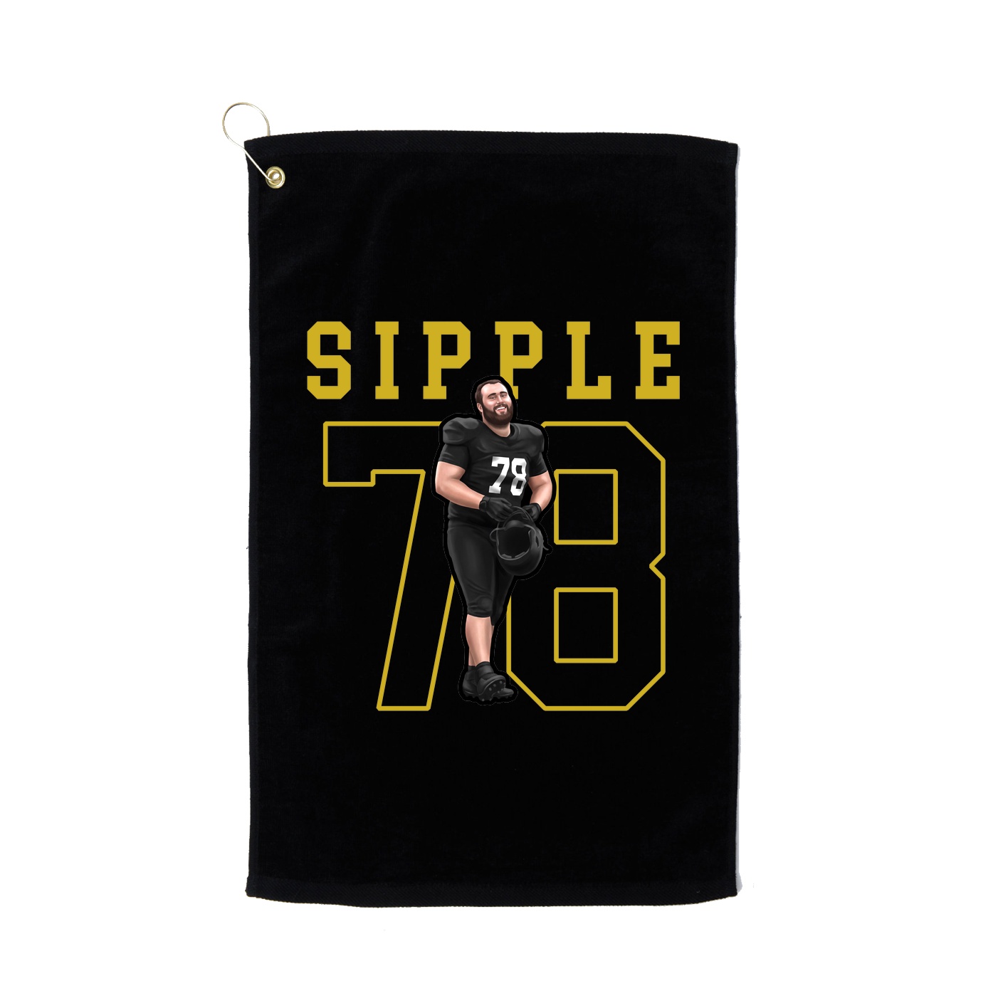Golf Towel — Shirsey in Black