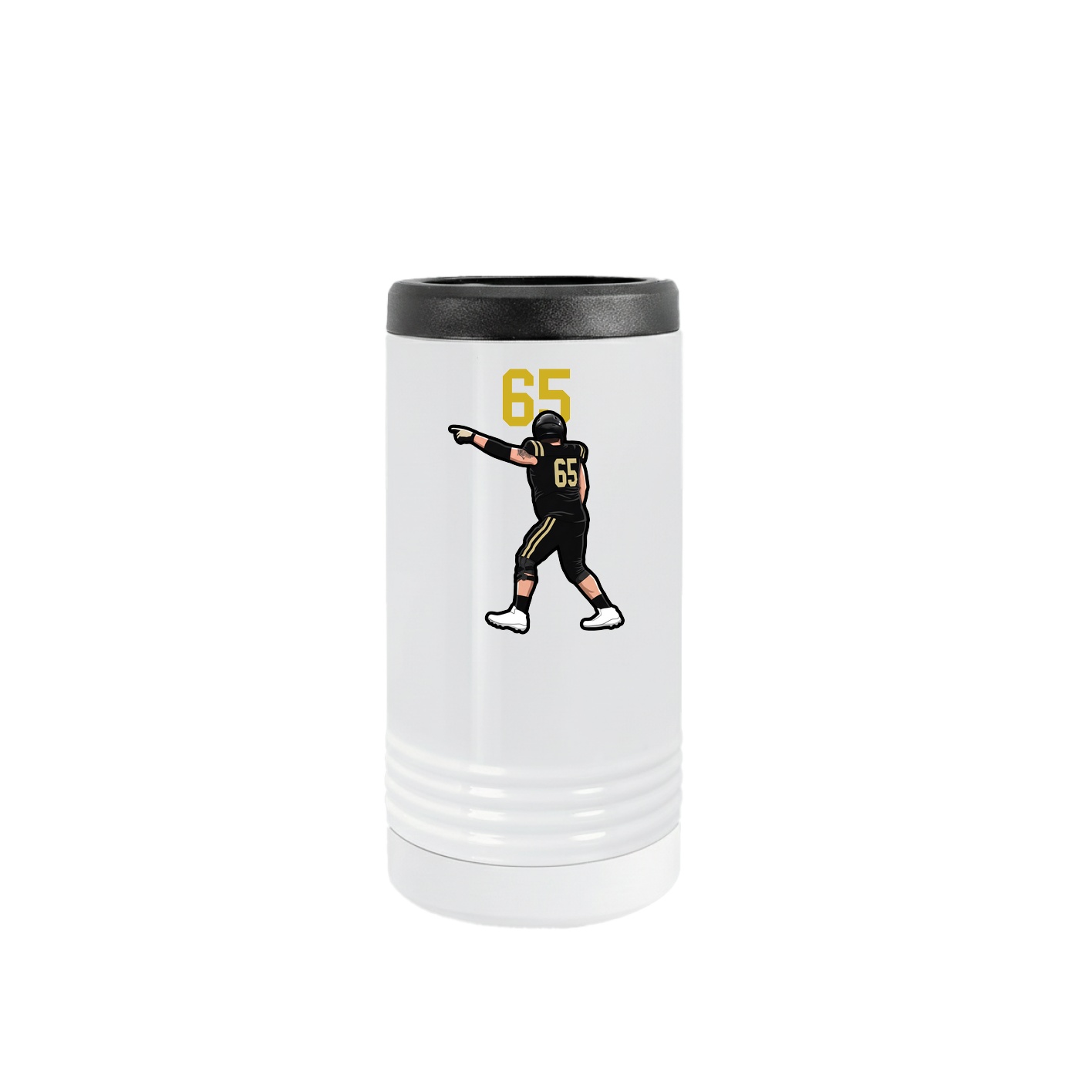 Slim Beverage Holder — Number Top in White