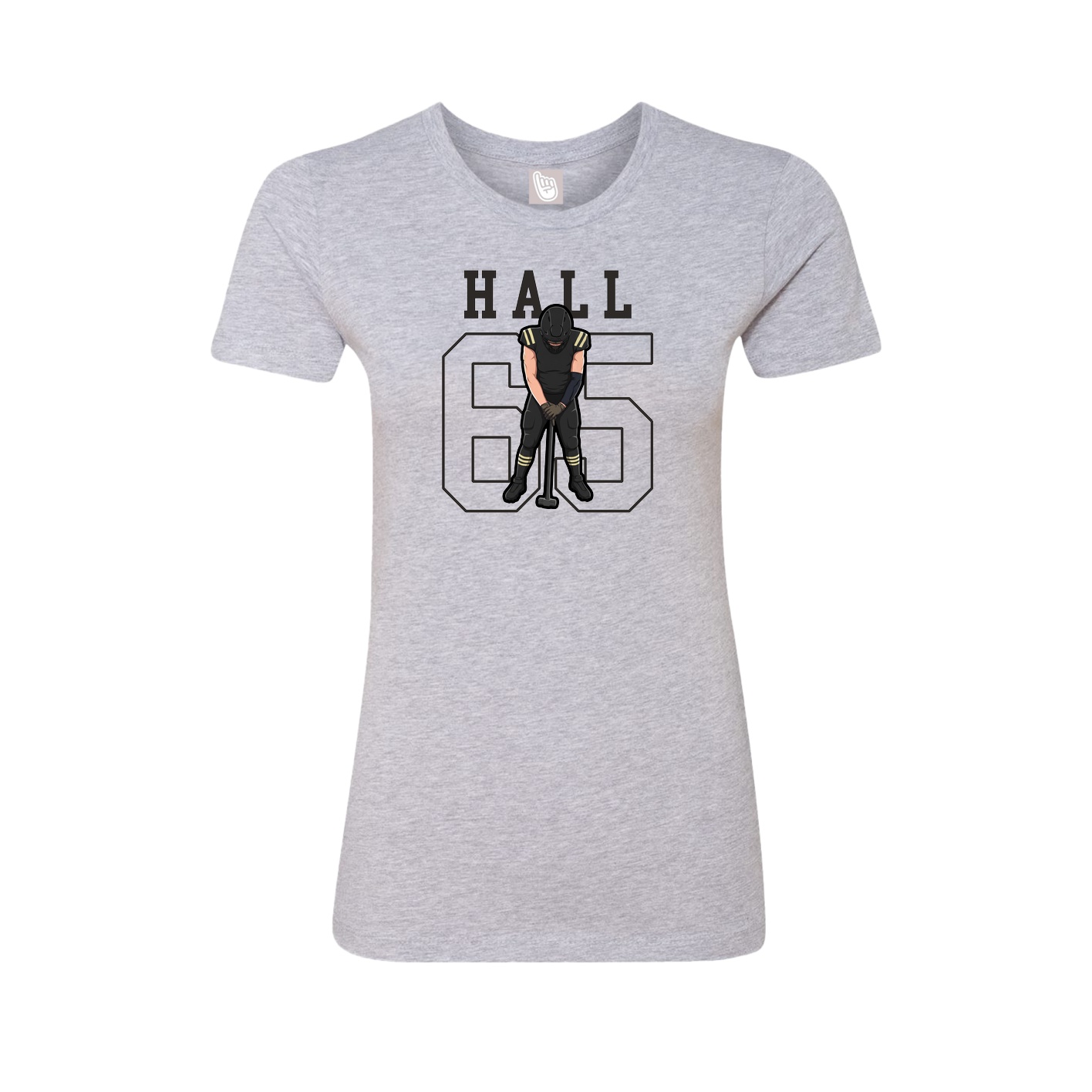 Fitted Women's Tee — Shirsey in Grey