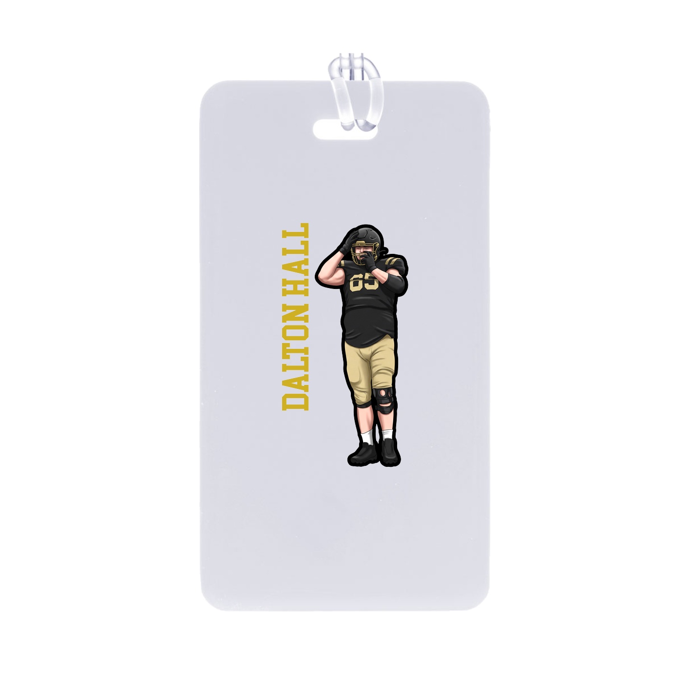 Bag Tag — Name Vertical in Classic
