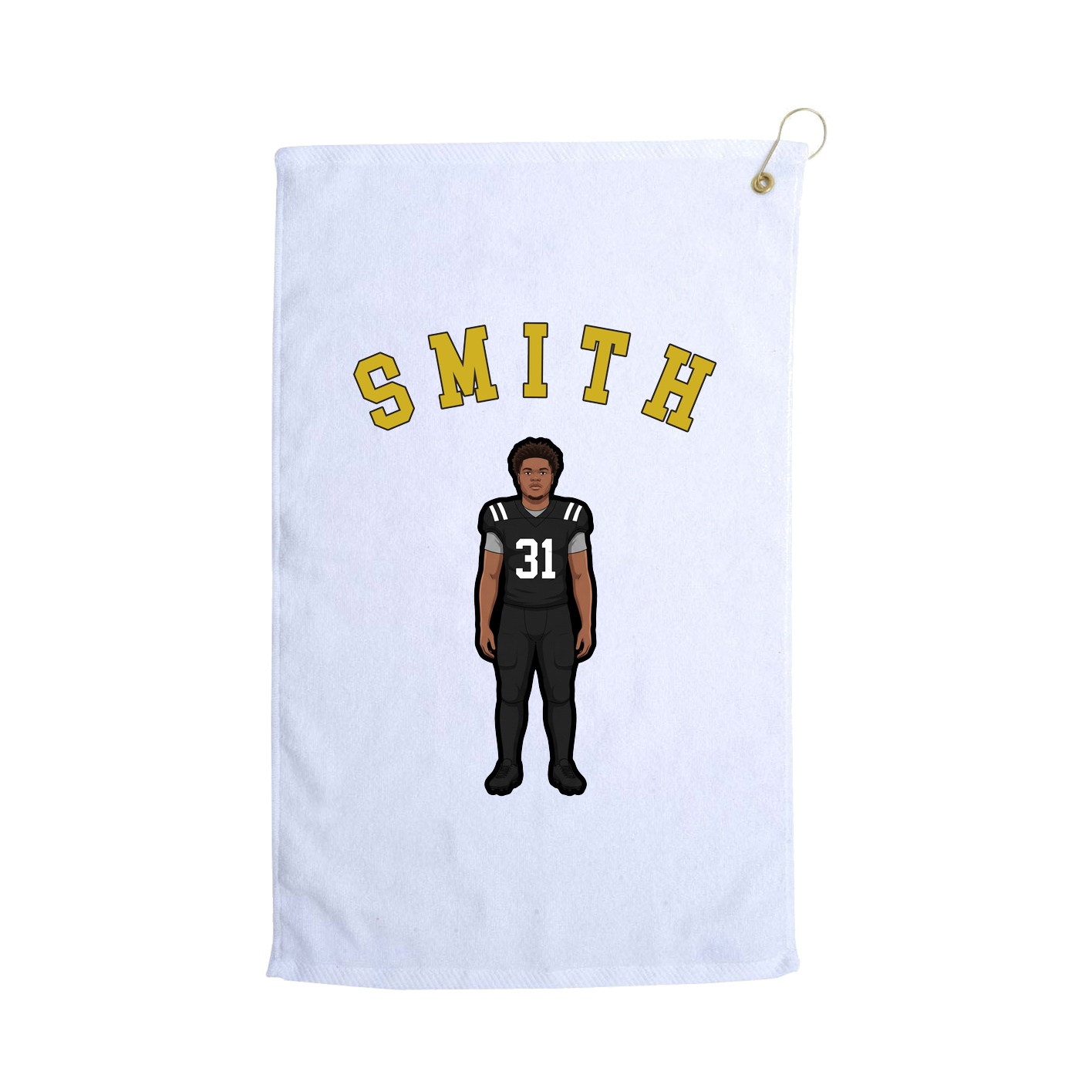 Golf Towel — Shirsey Arch in White
