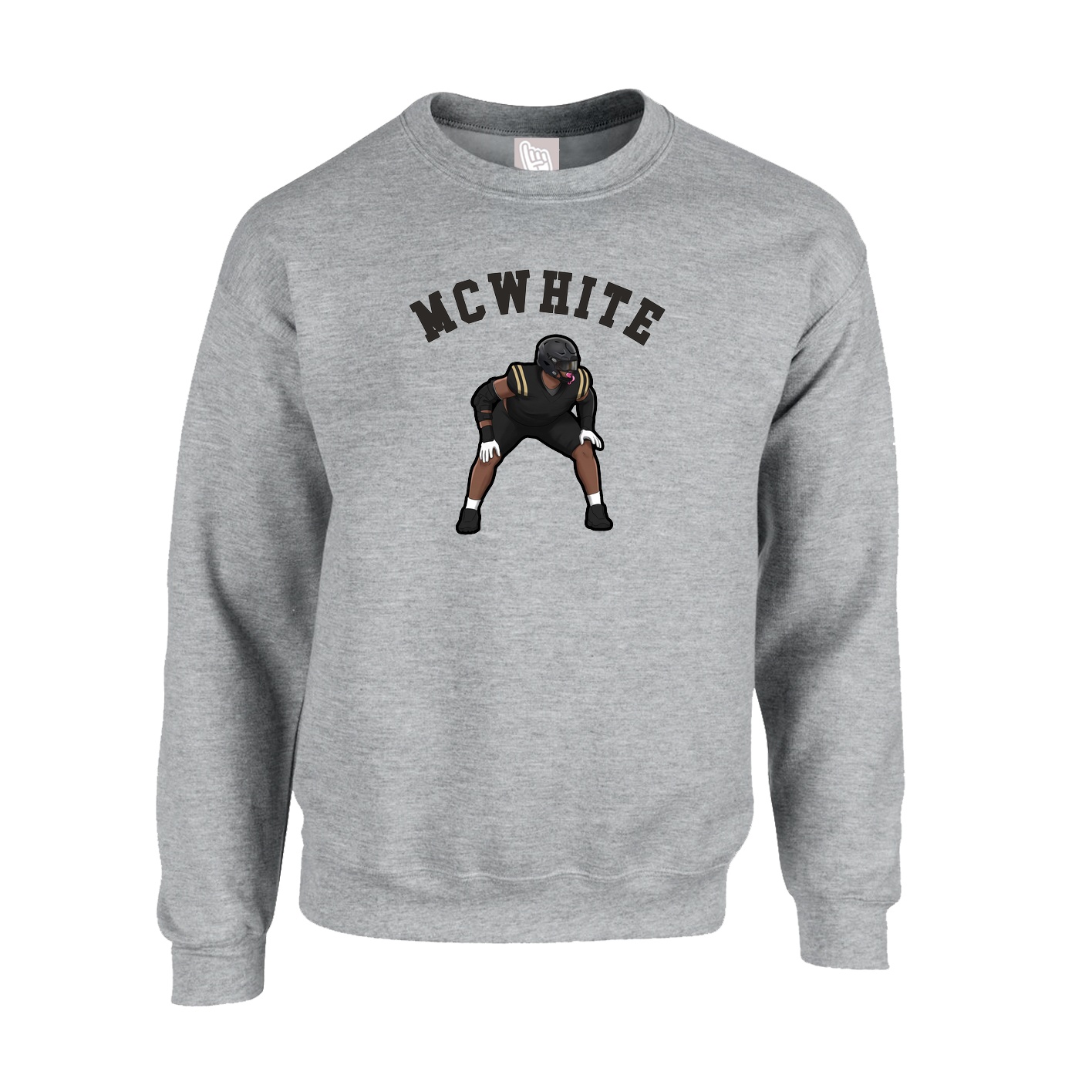 Fleece Crew — Shirsey Arch in Grey