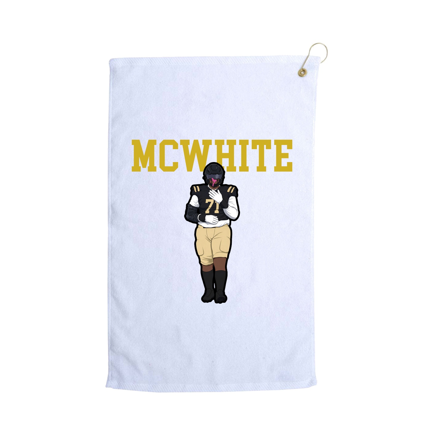 Golf Towel — Shirsey in White