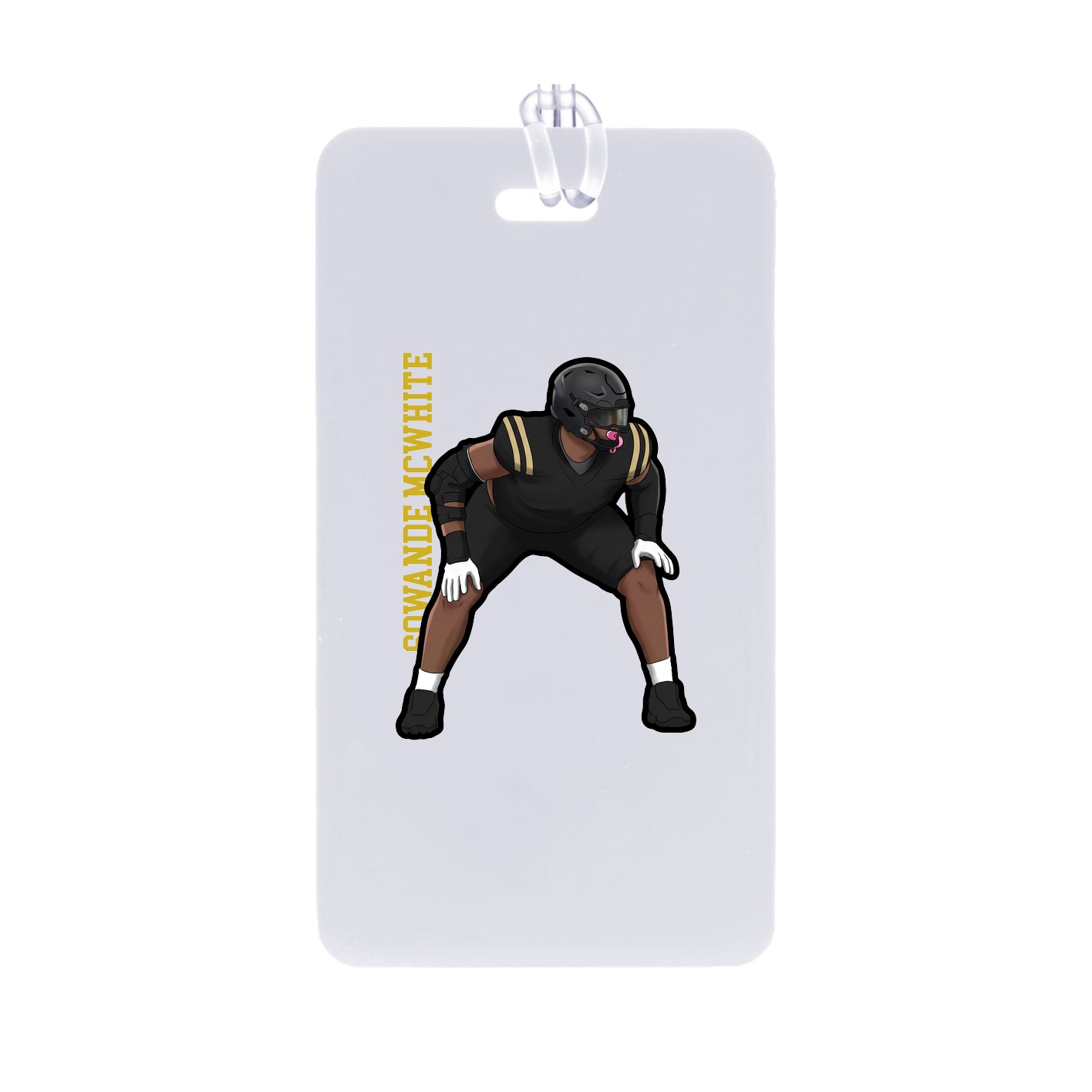 Bag Tag — Name Vertical in Classic