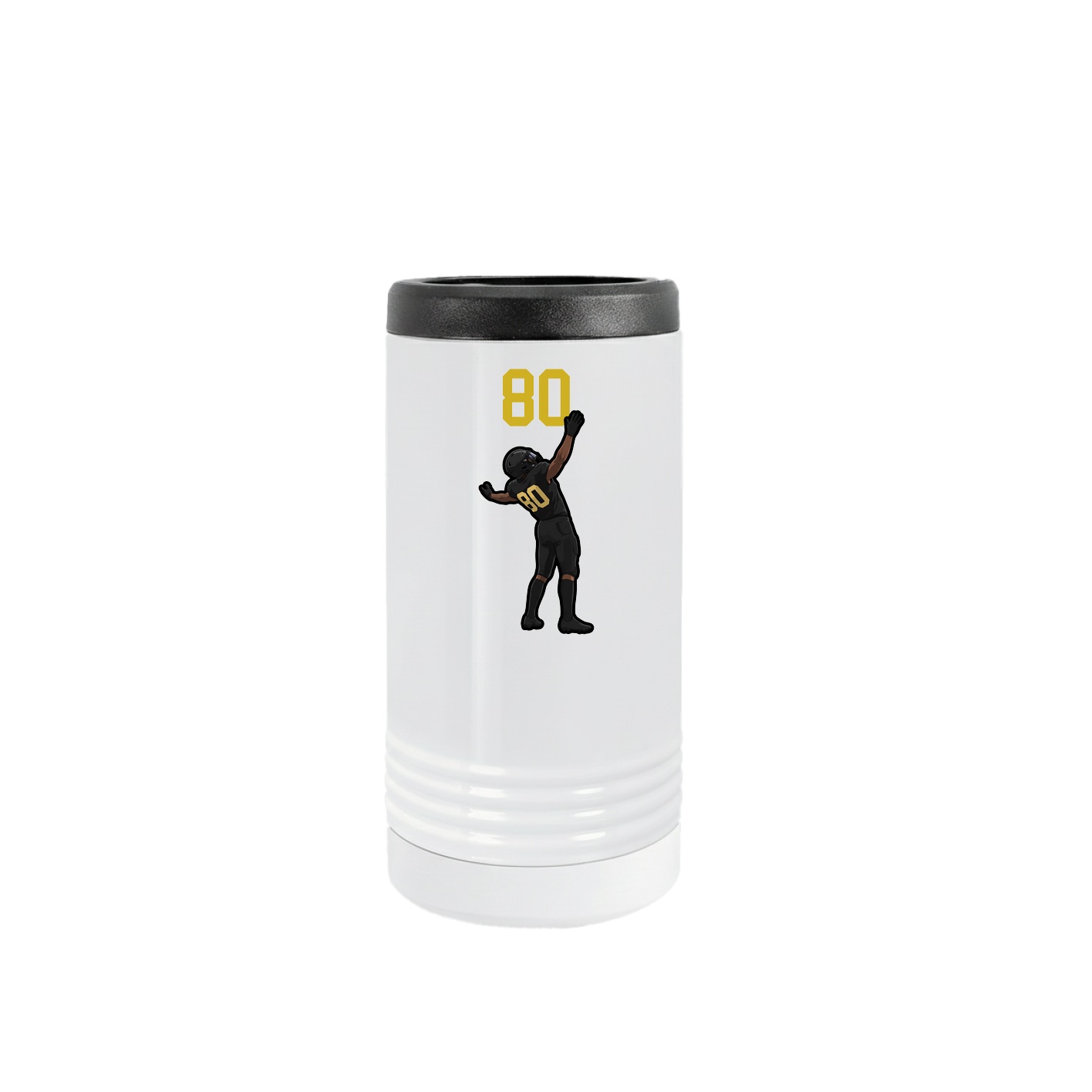 Slim Beverage Holder — Number Top in White