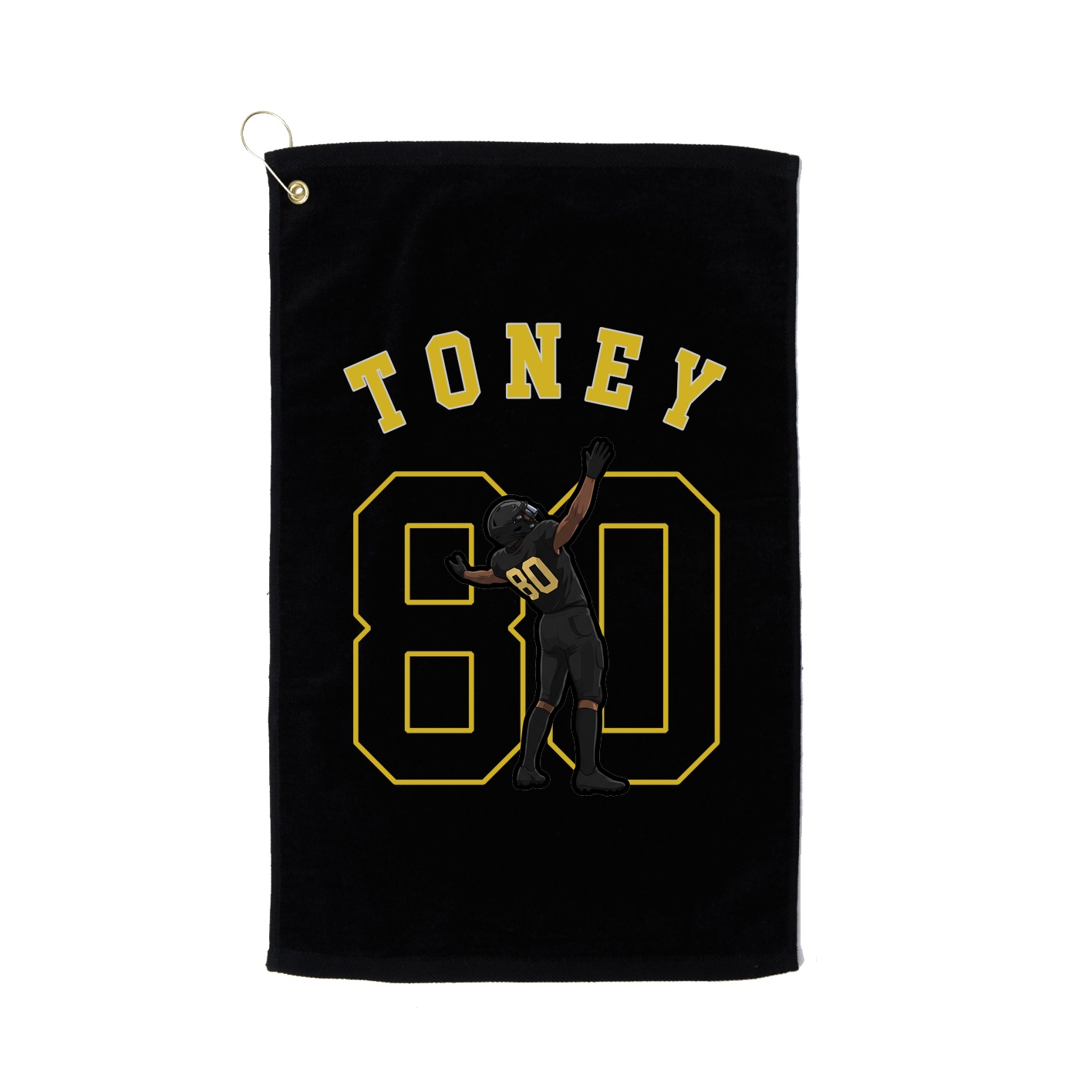 Golf Towel — Shirsey Arch in Black