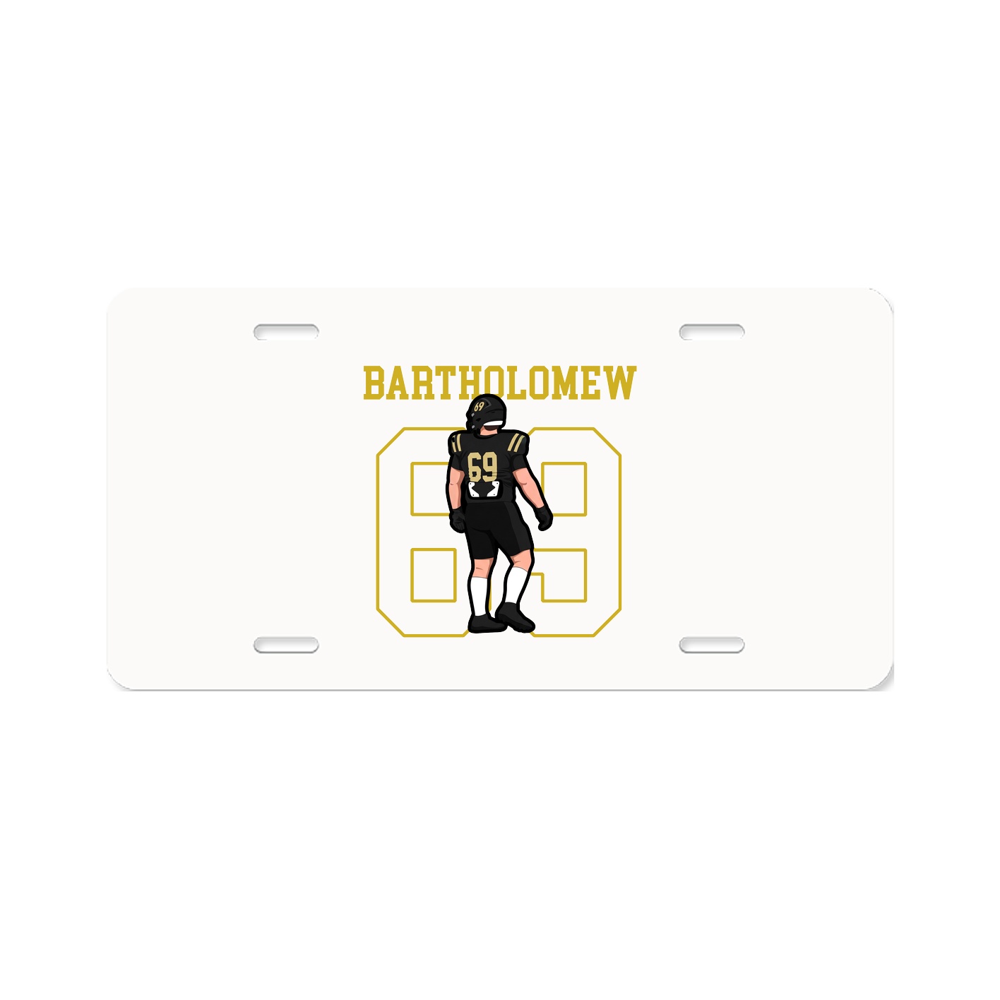 License Plate — Shirsey in Classic