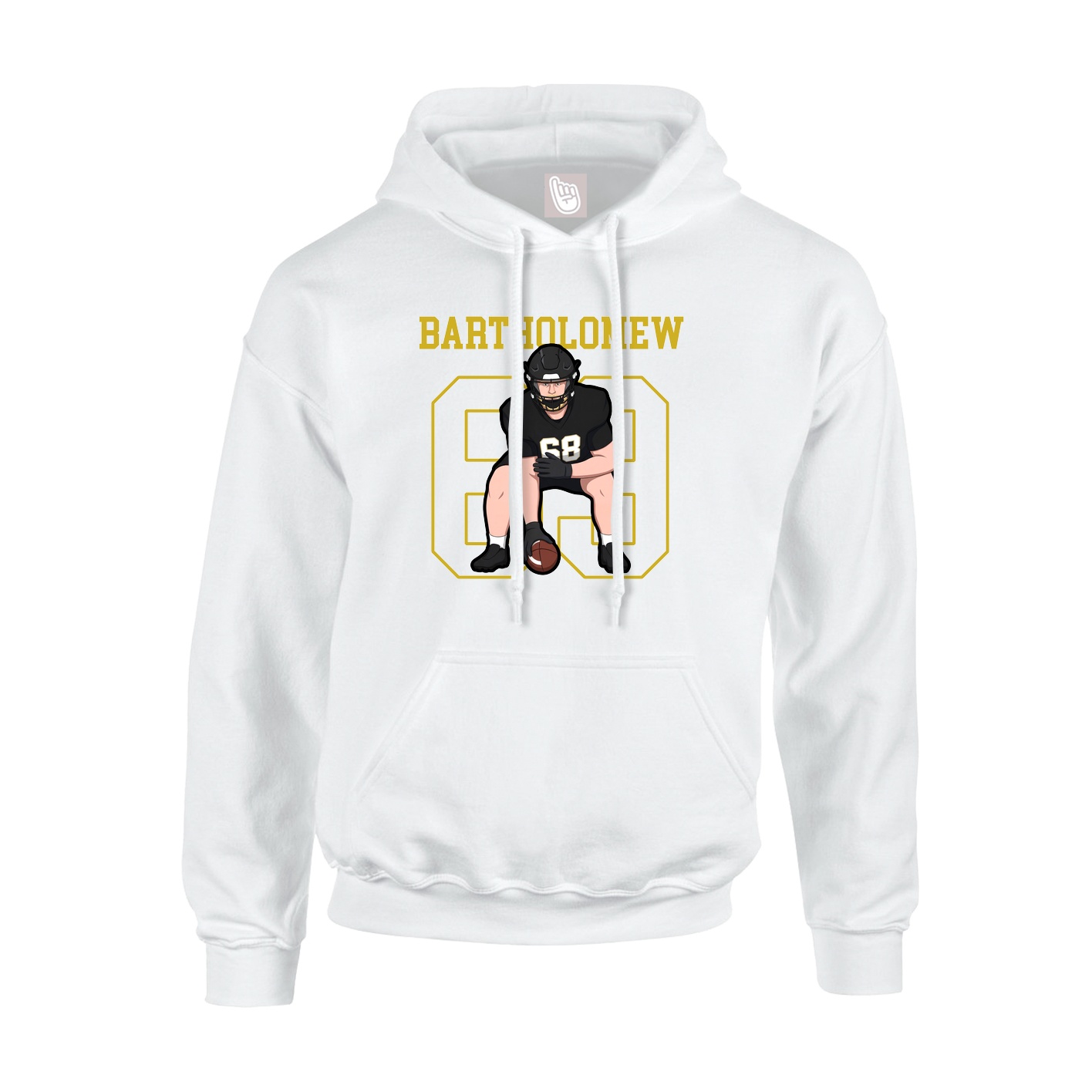 Hoodie — Shirsey in White