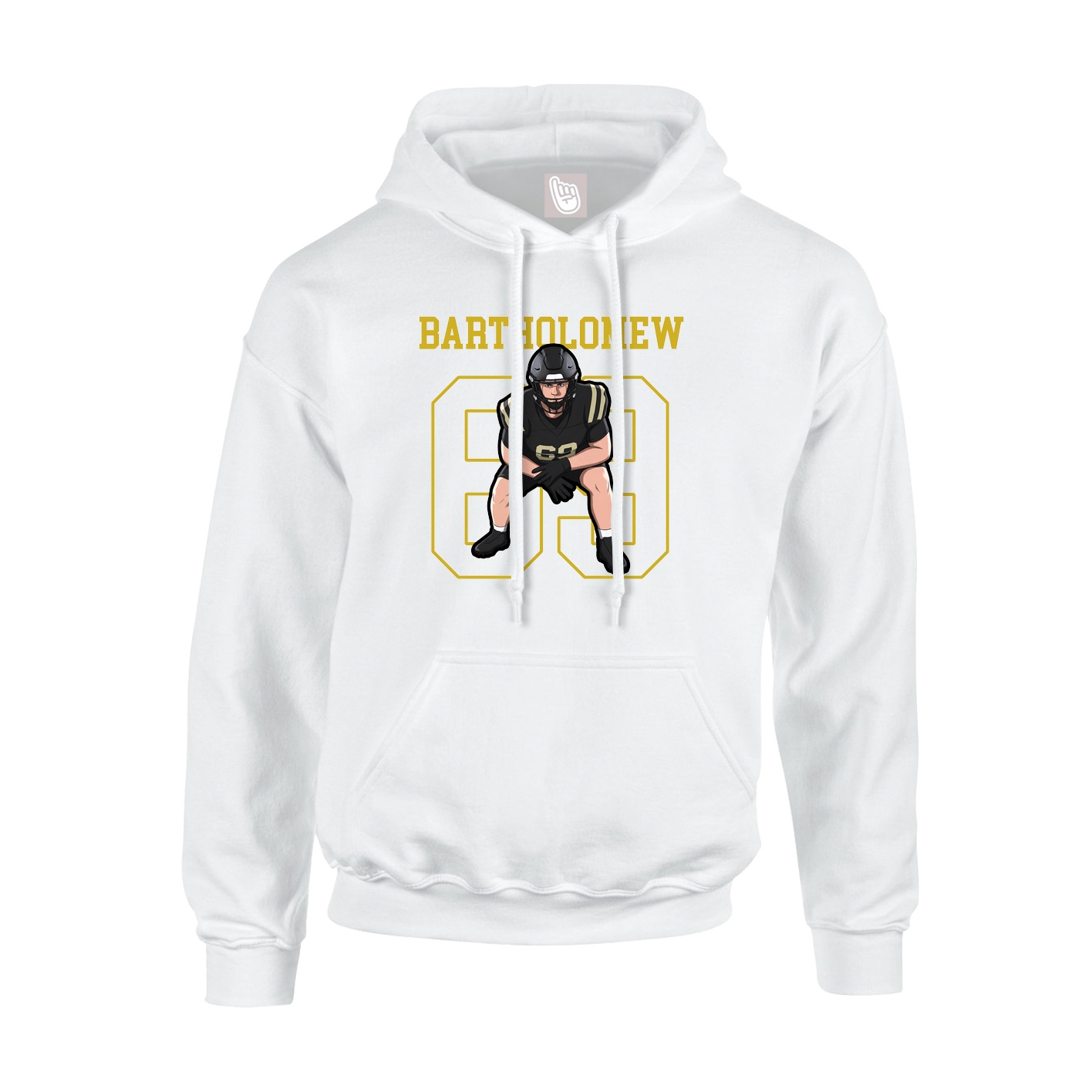 Youth Hoodie — Shirsey in White