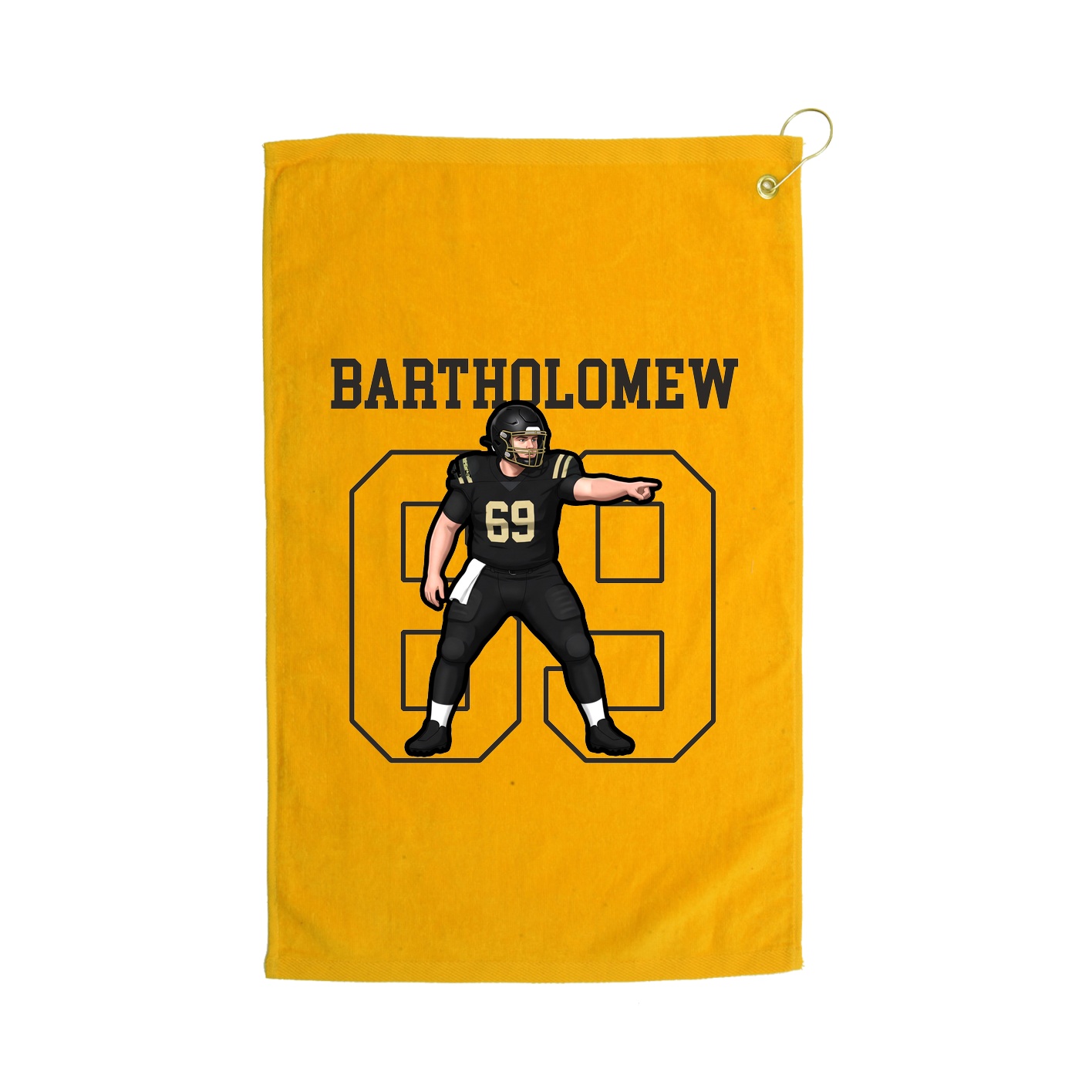 Golf Towel — Shirsey in Gold