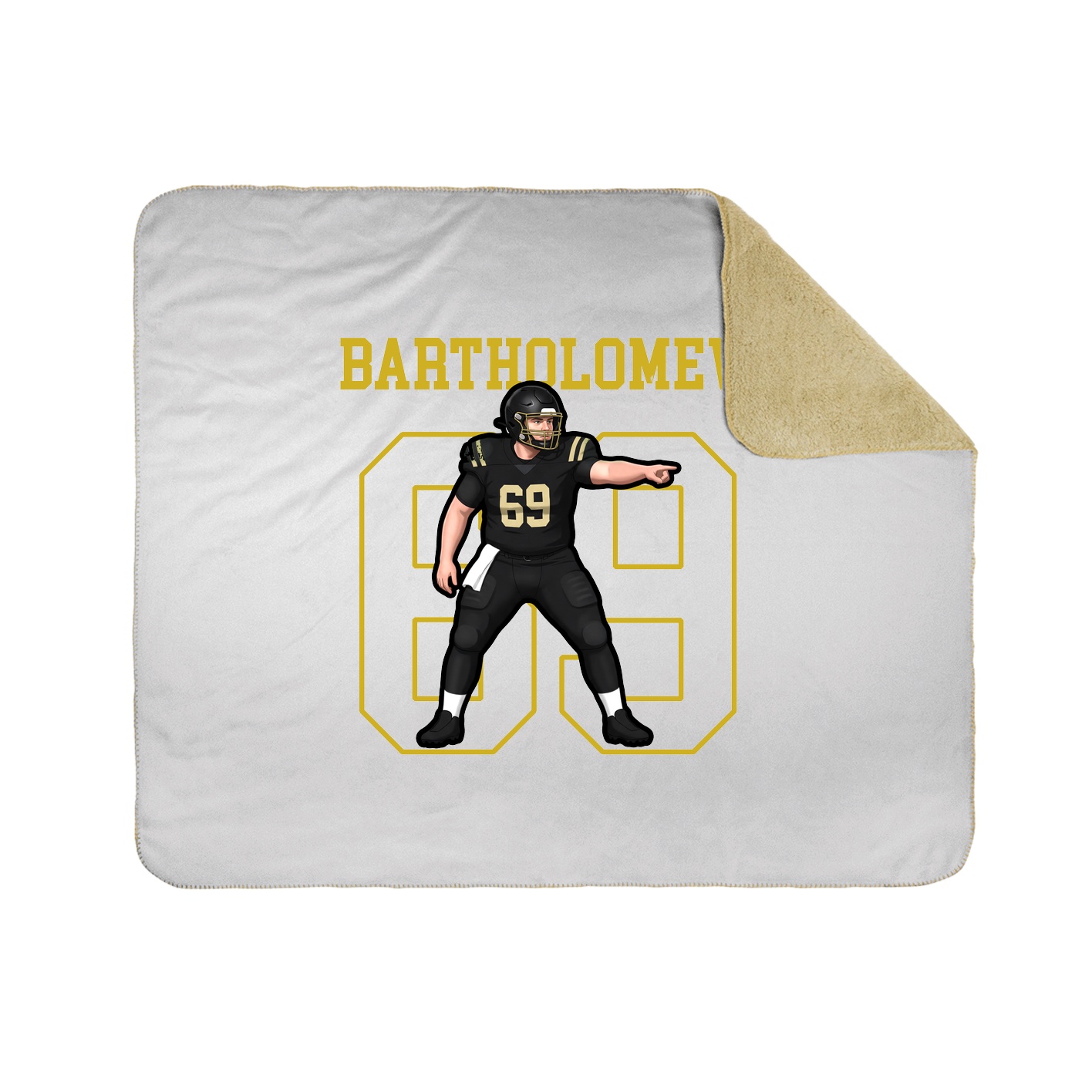 Throw Blanket — Shirsey in White