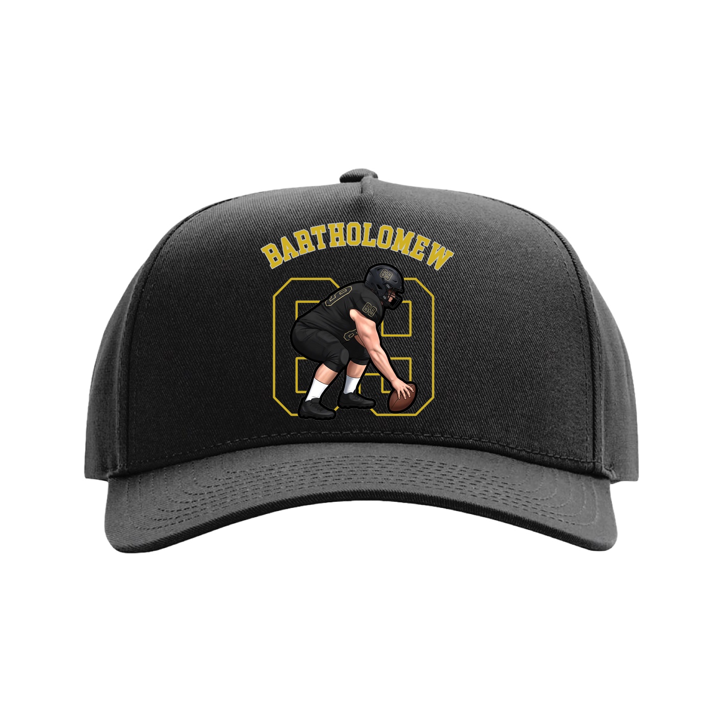 Full Fabric Five-Panel Champ Cap