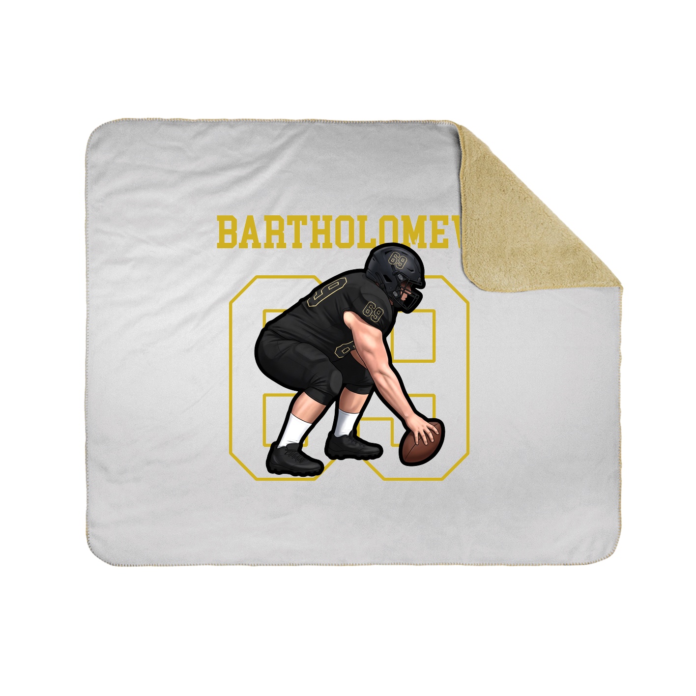 50x60 Sherpa Lined Throw Blanket