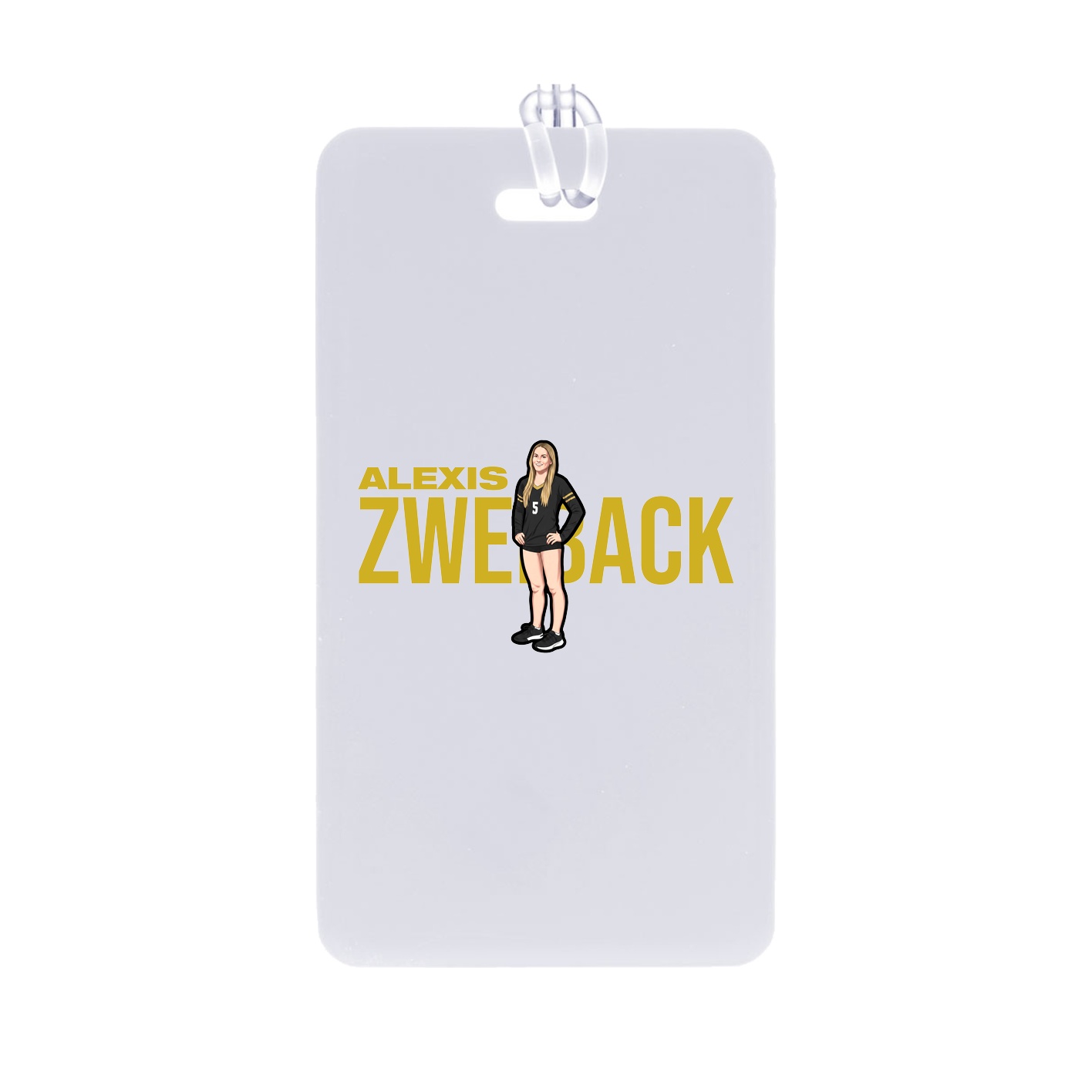 Bag Tag — Player Name in Classic