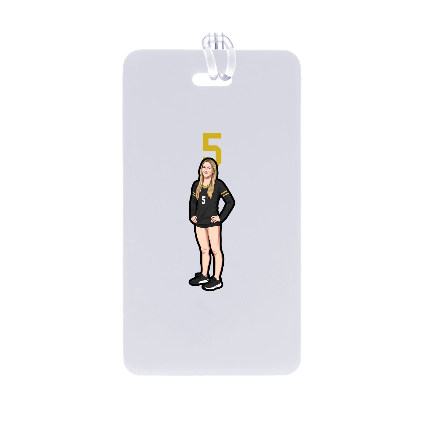 Bag Tag — Number Top in Classic