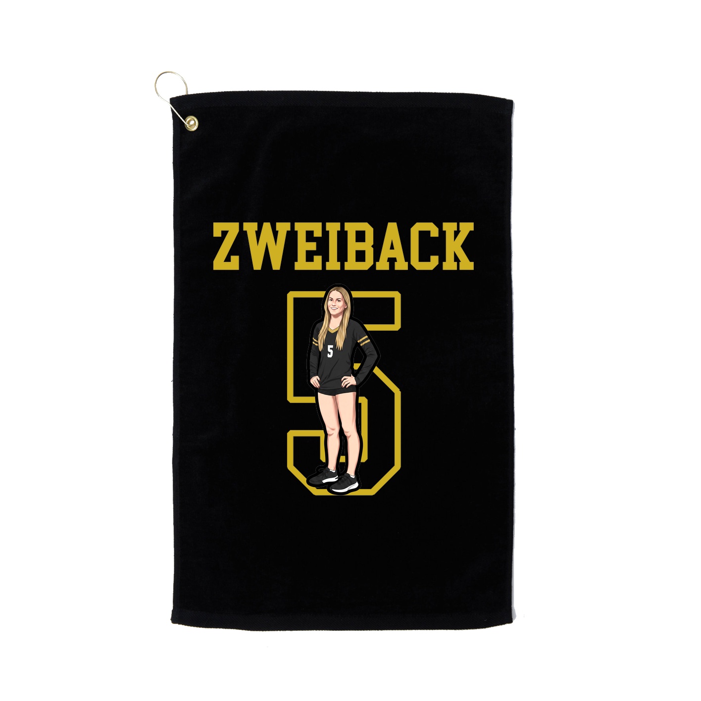 Golf Towel — Shirsey in Black