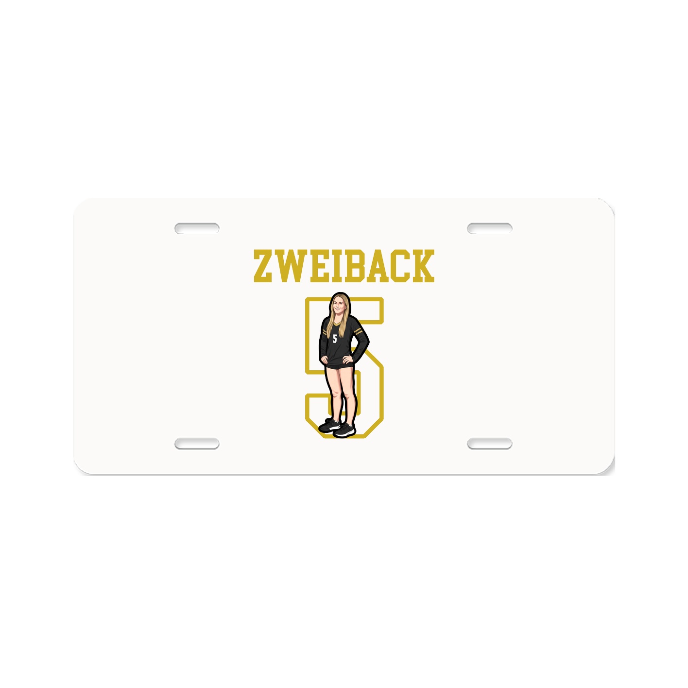 License Plate — Shirsey in Classic