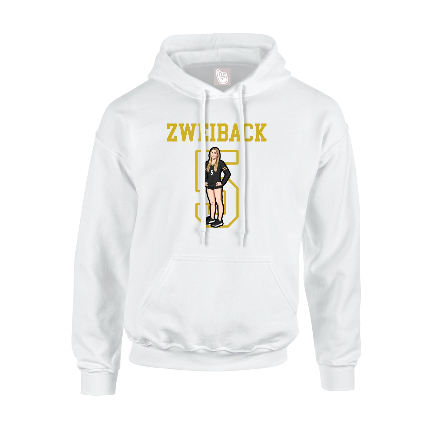 Youth Hoodie — Shirsey in White