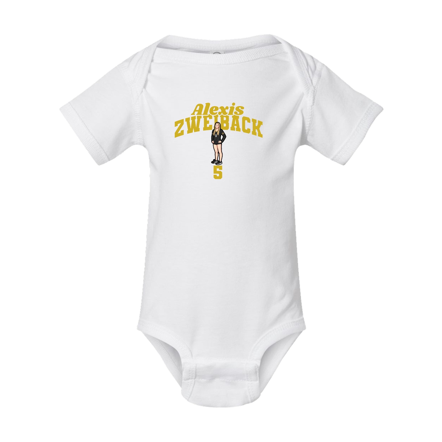 Baby Onesie — Signature Arch in White