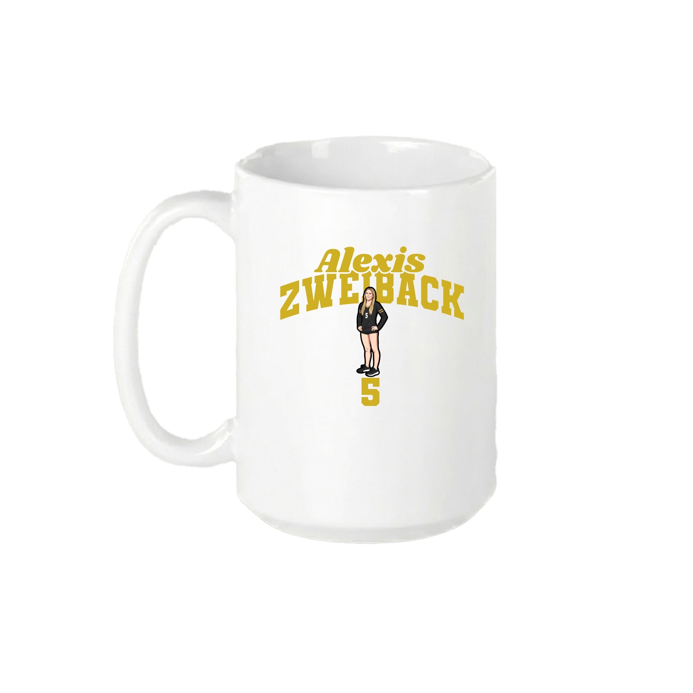 15oz Coffee Mug — Signature Arch in White
