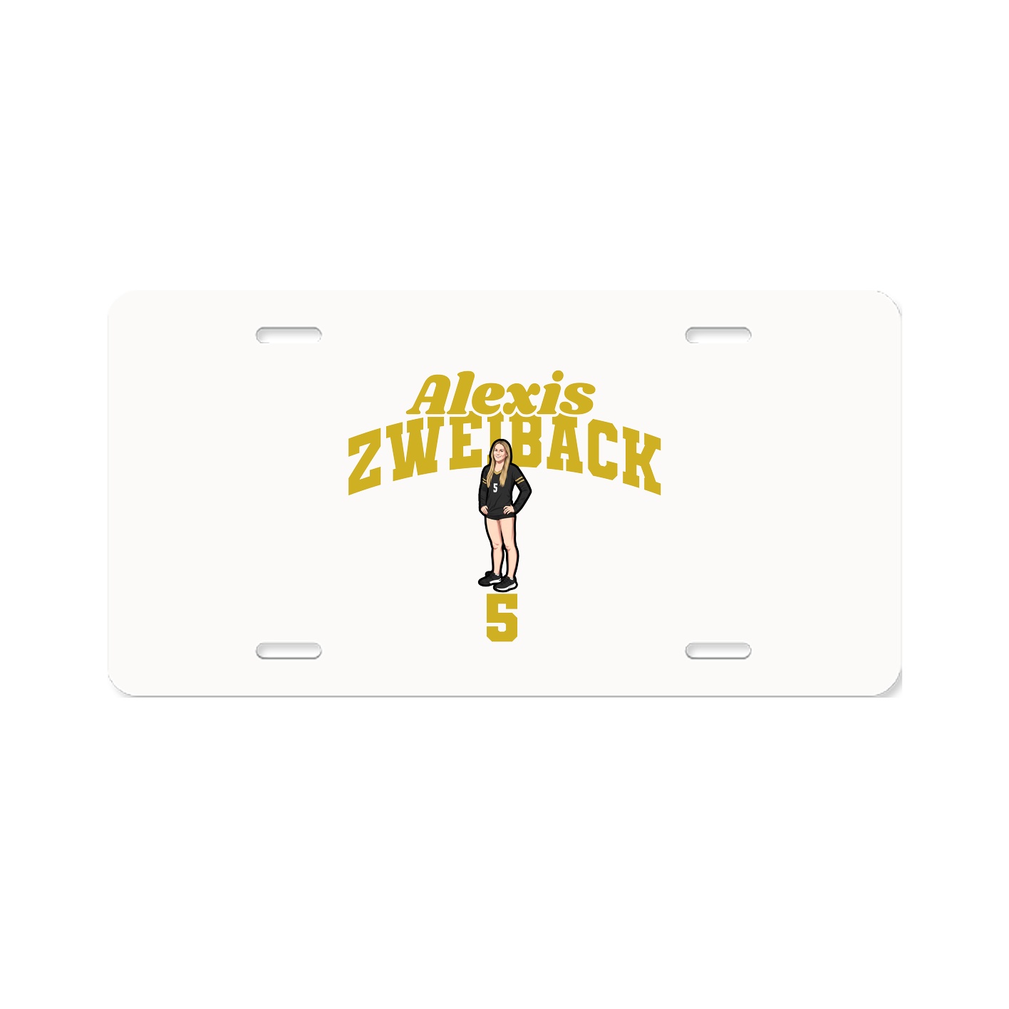 License Plate — Signature Arch in Classic