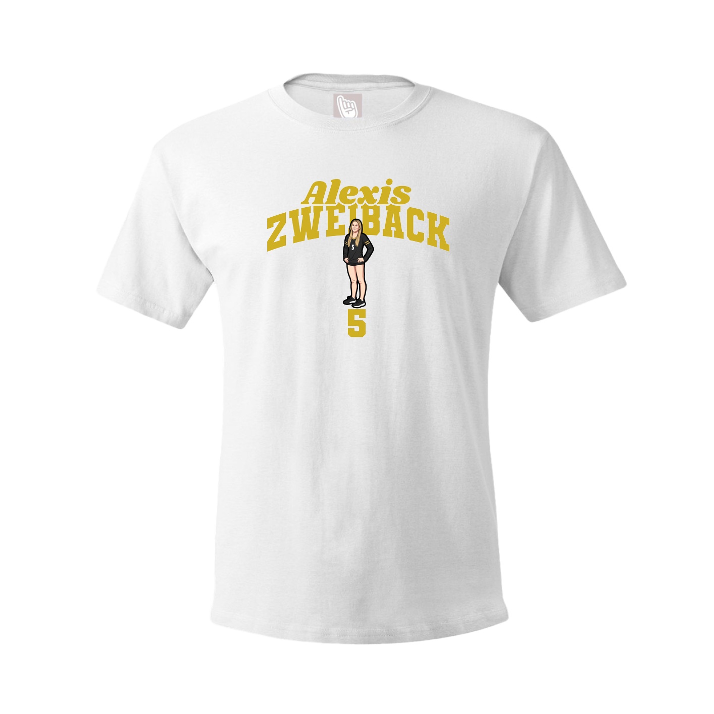 Youth Tee — Signature Arch in White