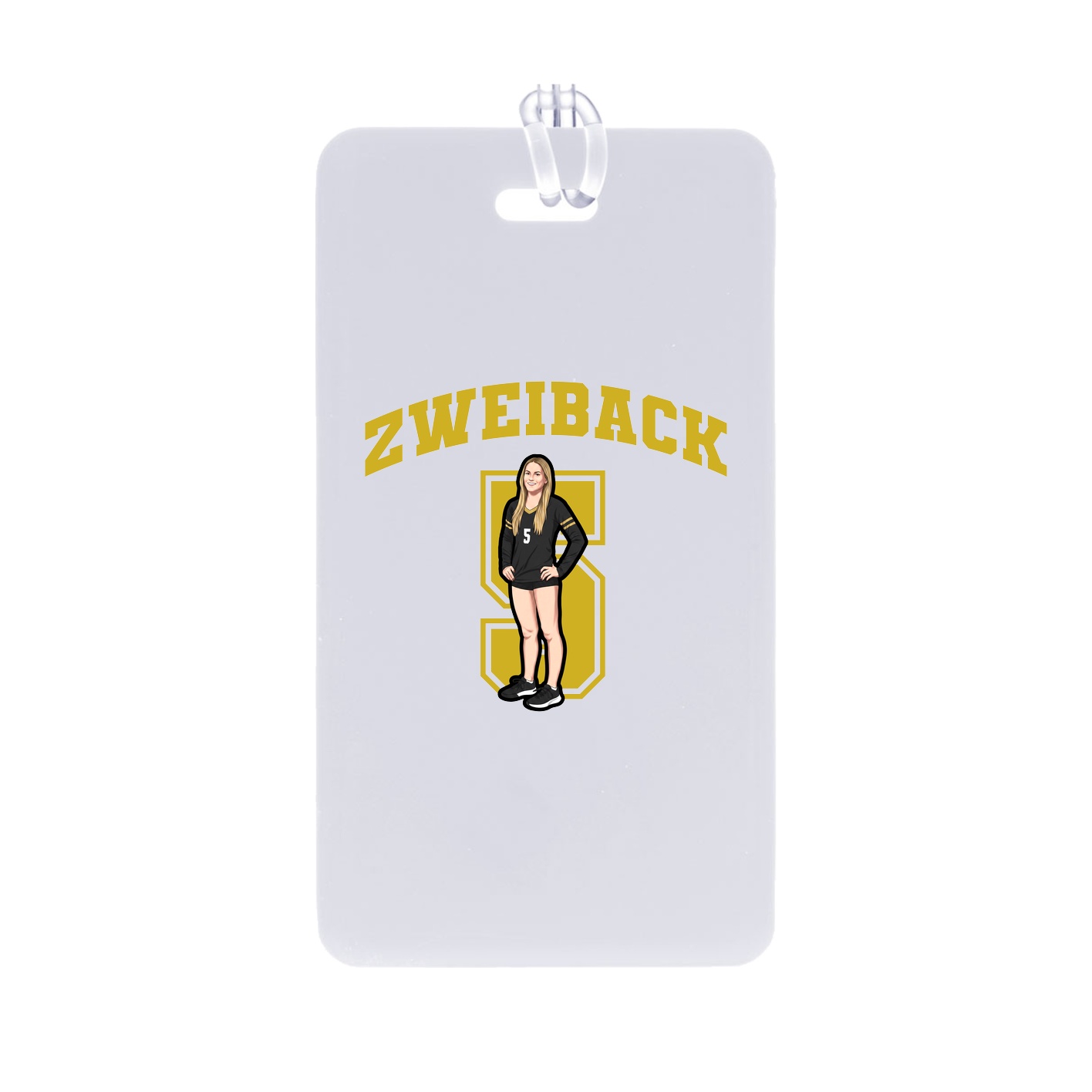 Bag Tag — Number in Classic