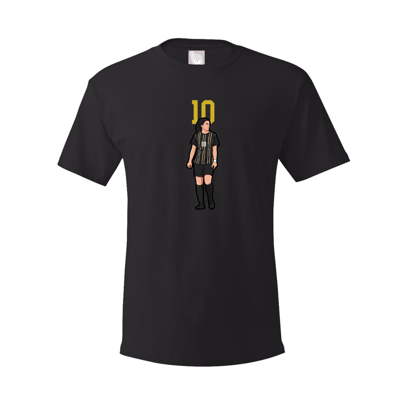 Tee — Number Top in Black