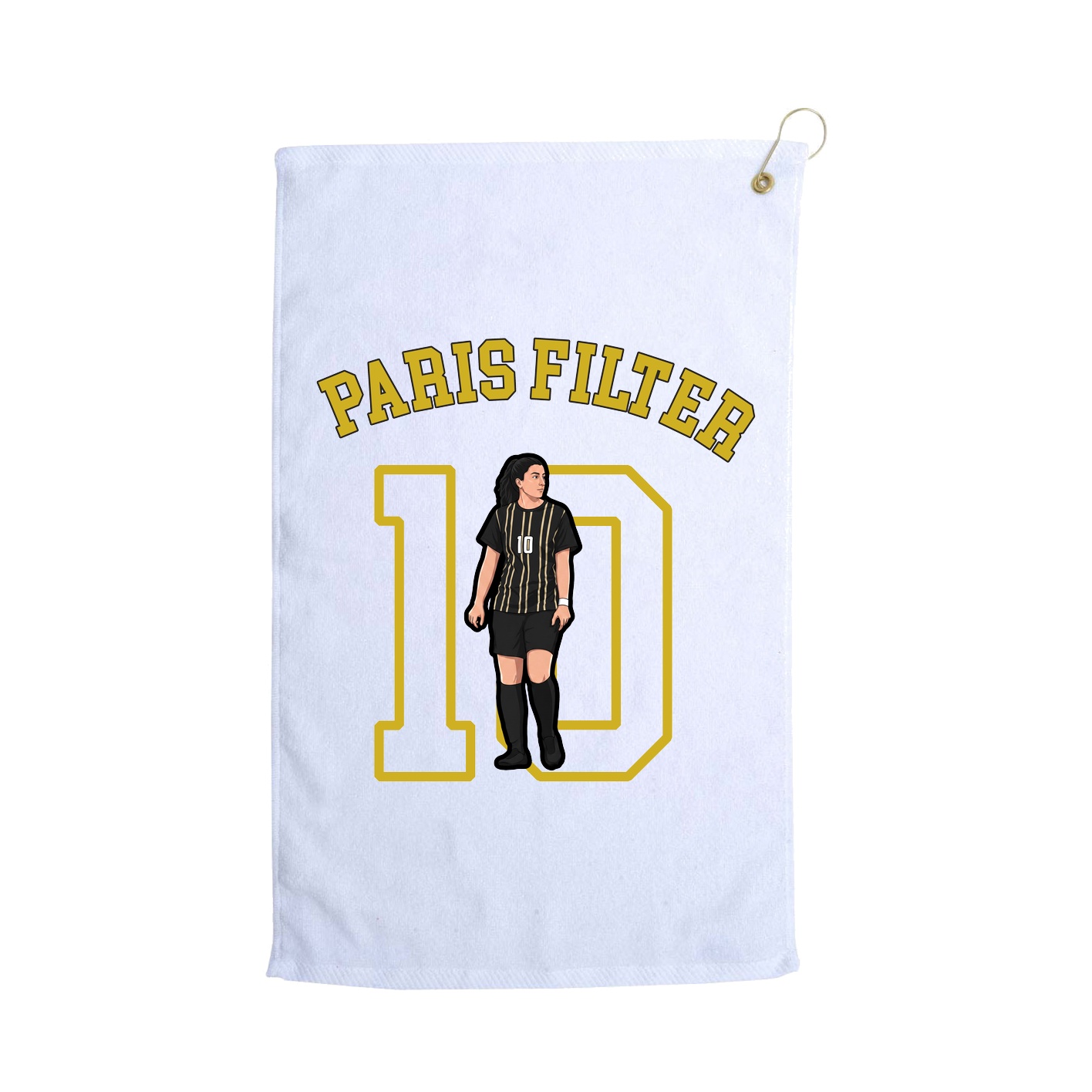 Golf Towel — Shirsey Arch in White