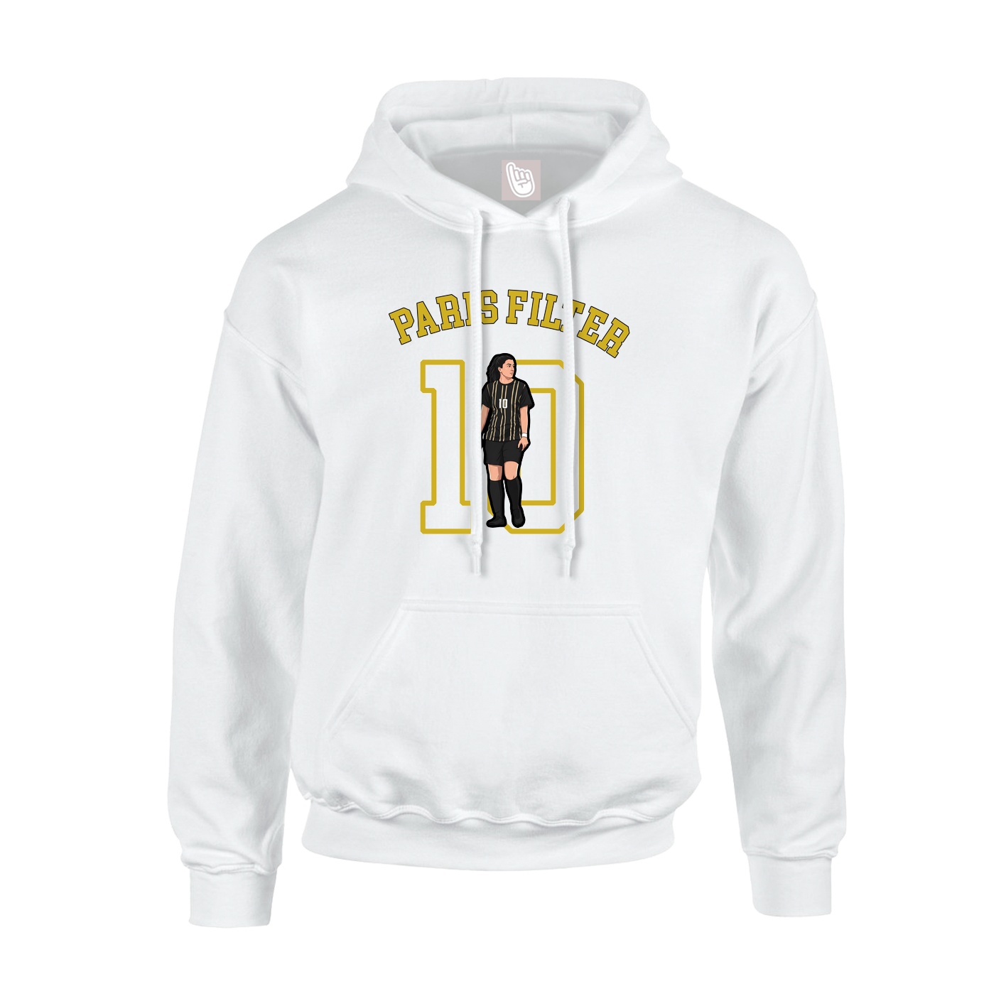Hoodie — Shirsey Arch in White