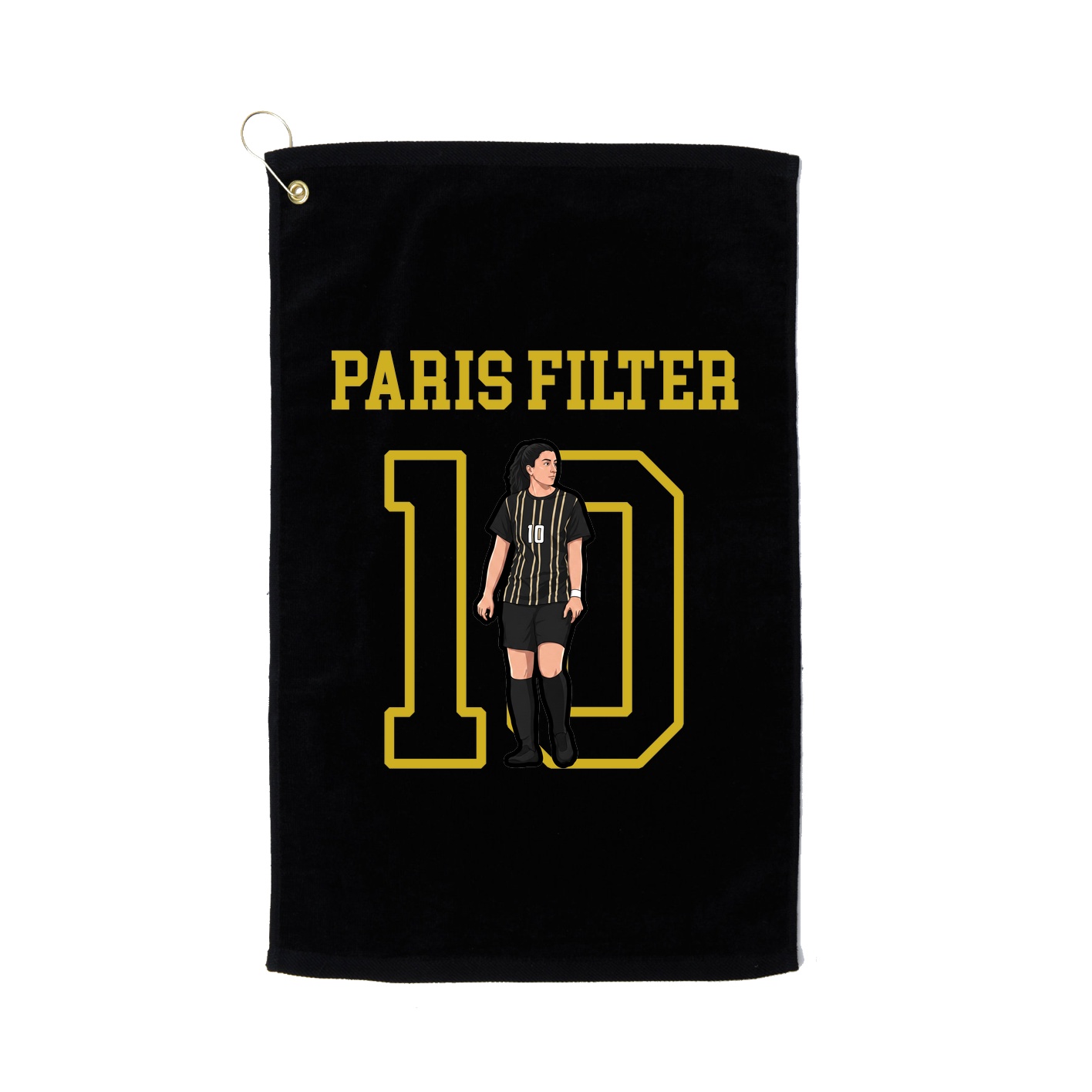 Golf Towel — Shirsey in Black