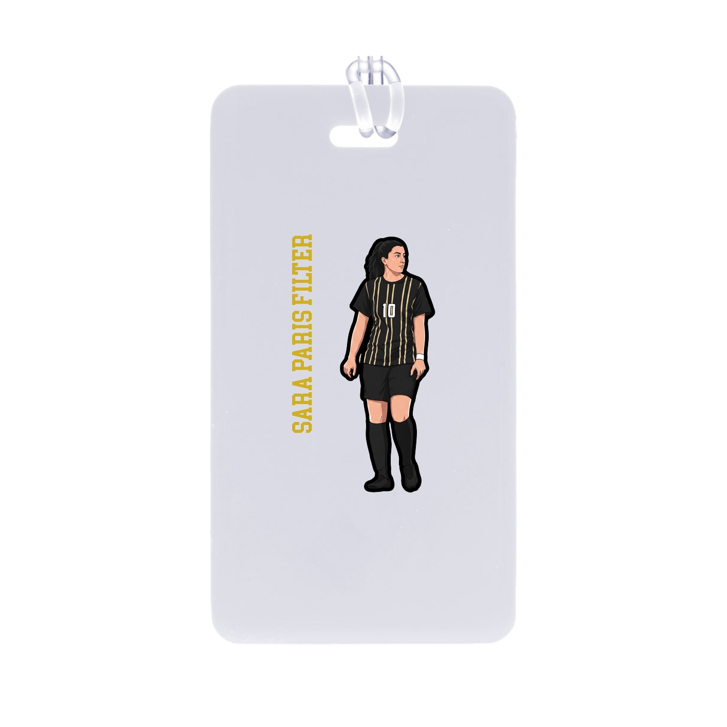Bag Tag — Name Vertical in Classic