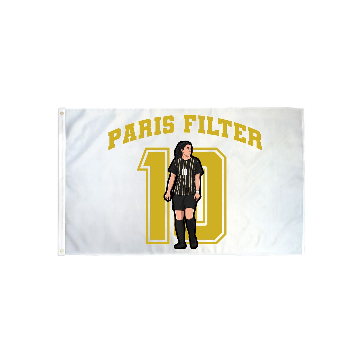 3x5 Flag — Number in Classic