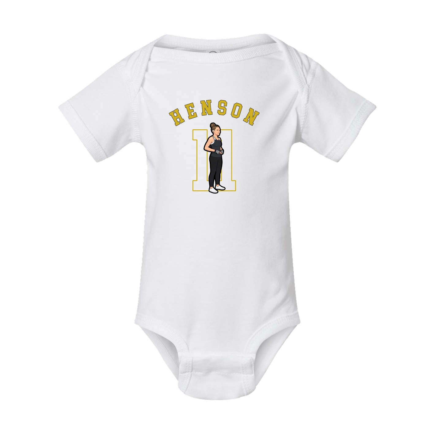Baby Onesie — Shirsey Arch in White