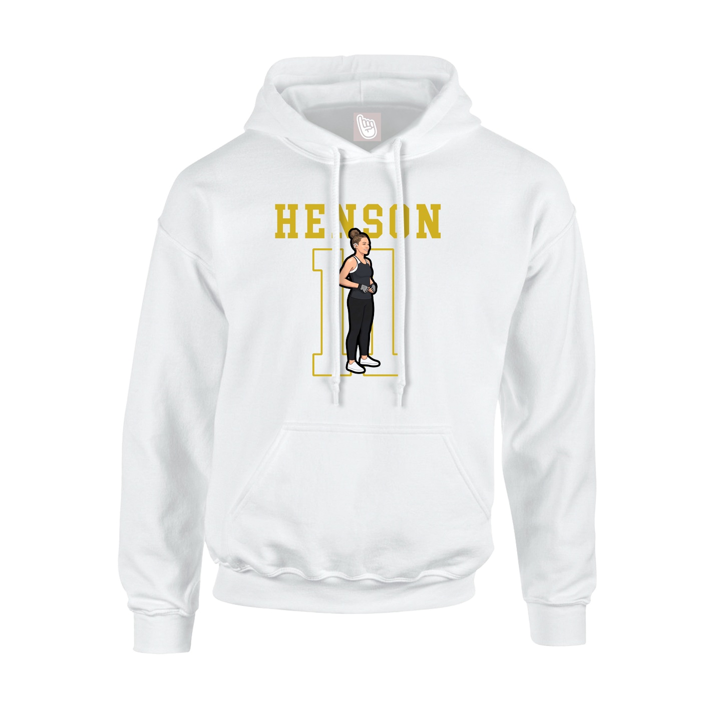 Hoodie — Shirsey in White