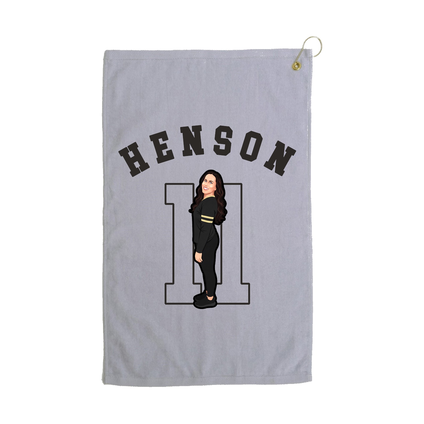 Golf Towel — Shirsey Arch in Grey