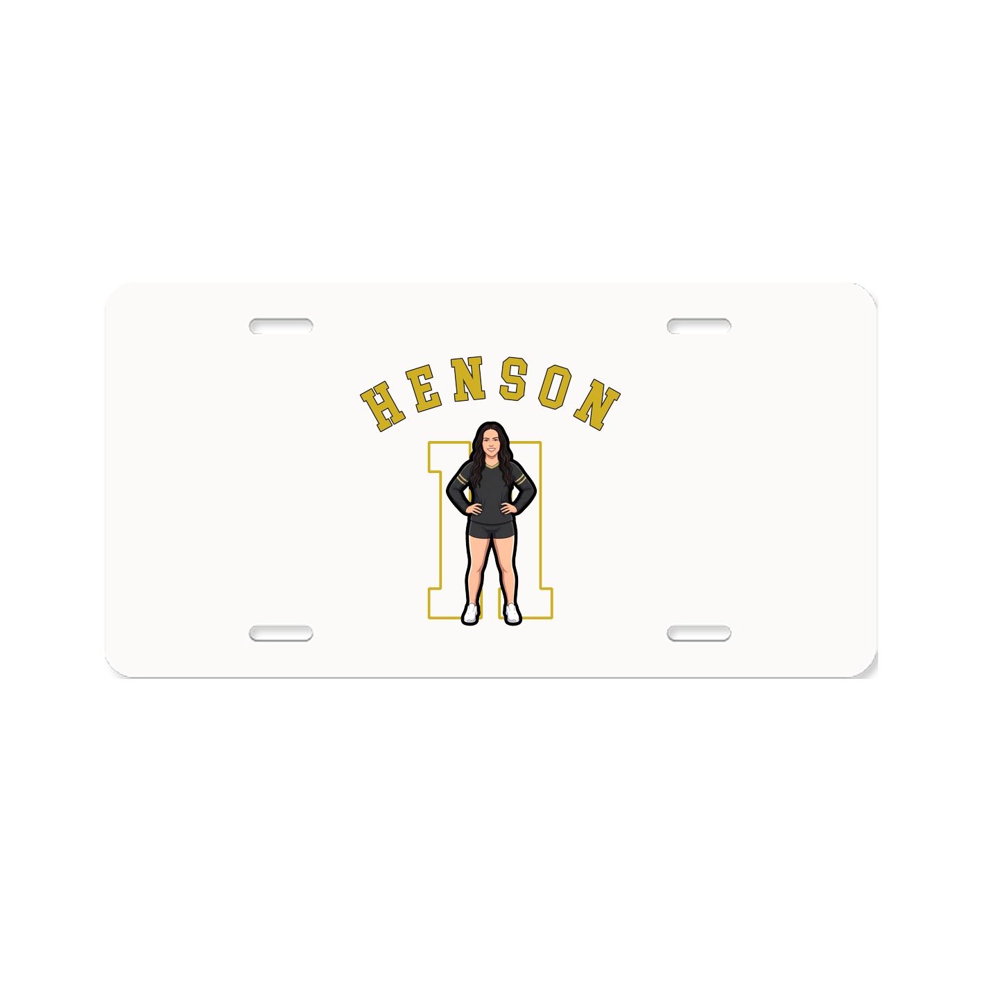 License Plate — Shirsey Arch in Classic