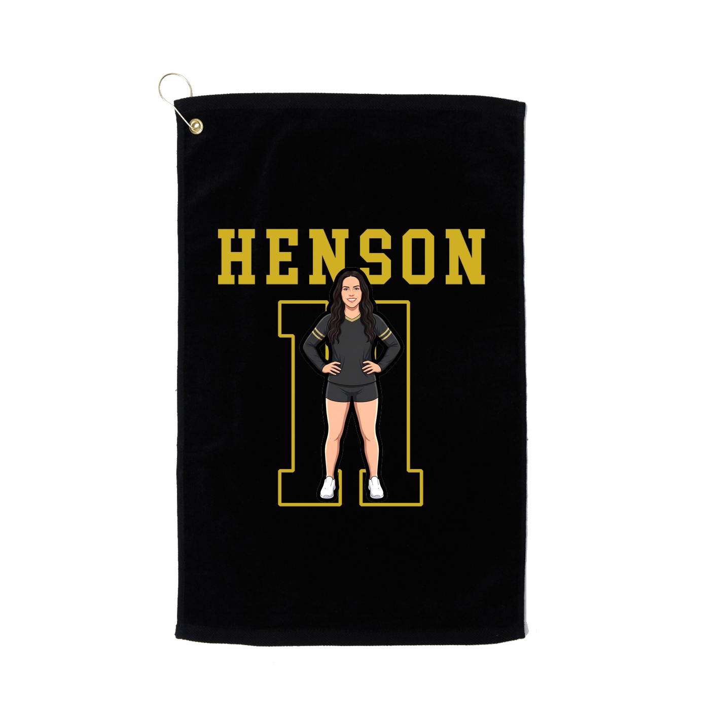 Golf Towel — Shirsey in Black