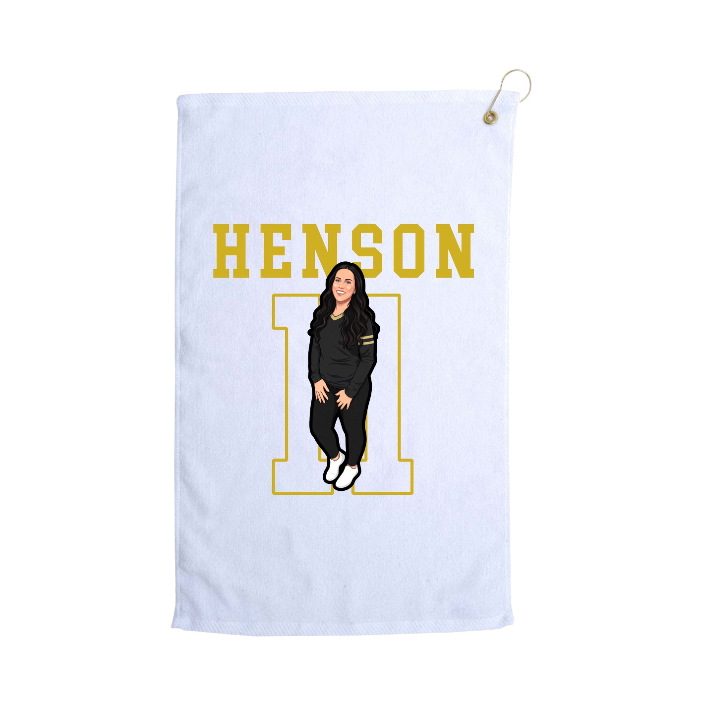 Golf Towel — Shirsey in White
