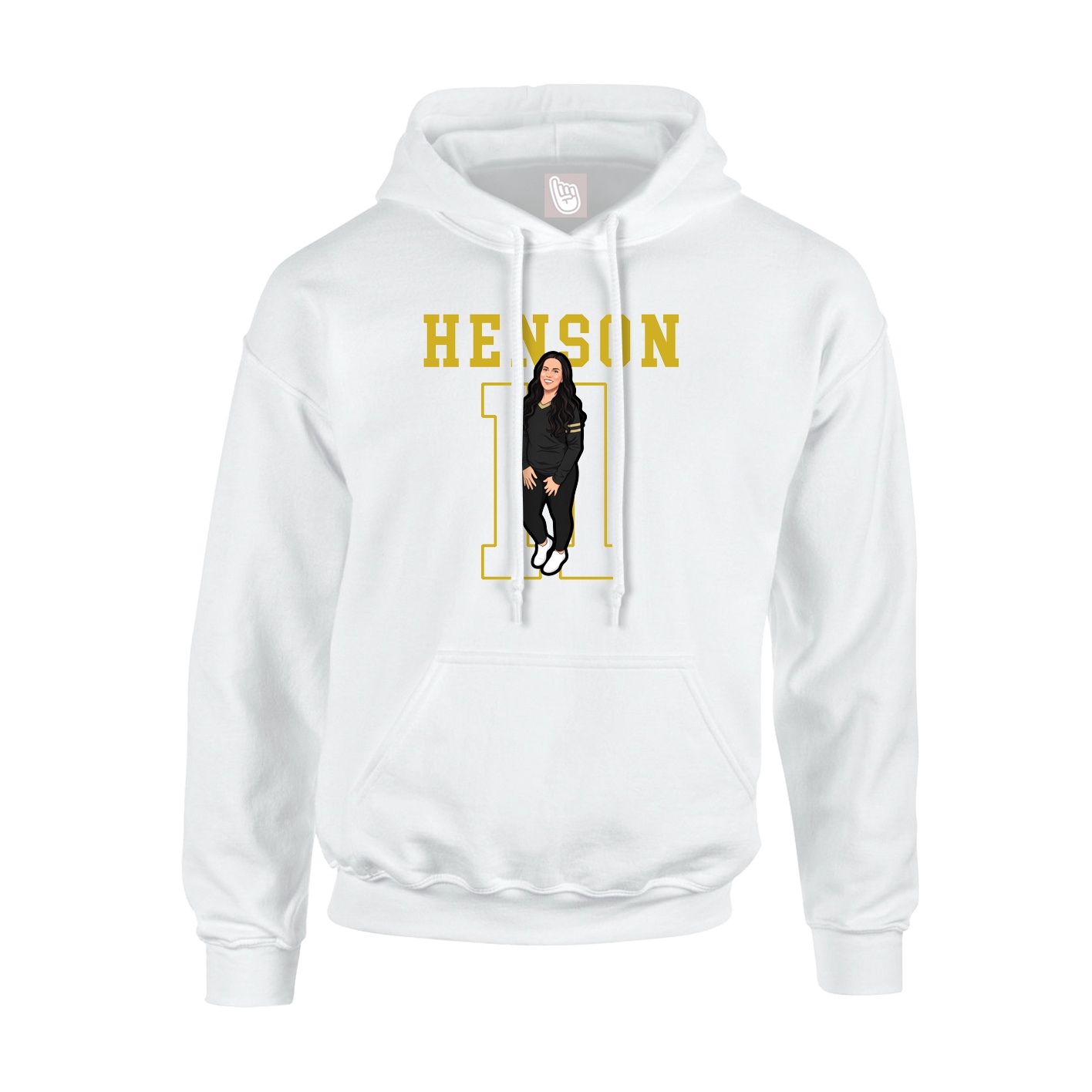 Youth Hoodie — Shirsey in White