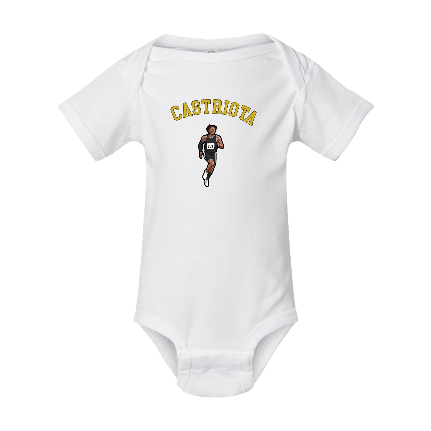 Baby Onesie — Shirsey Arch in White