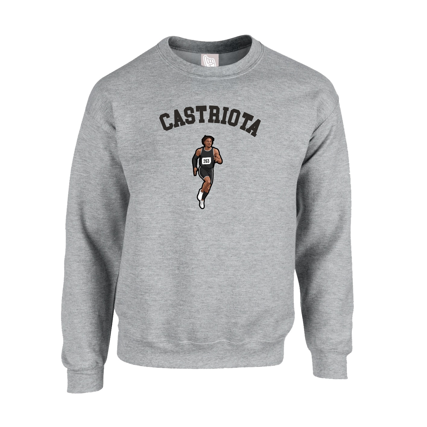 Fleece Crew — Shirsey Arch in Grey