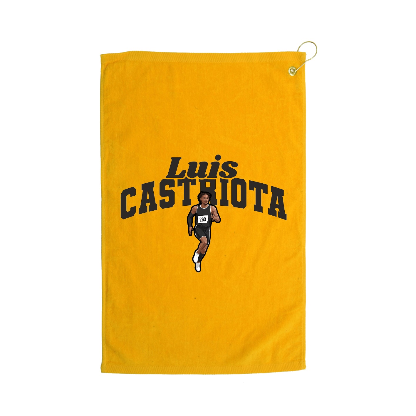 Golf Towel — Signature Arch in Gold