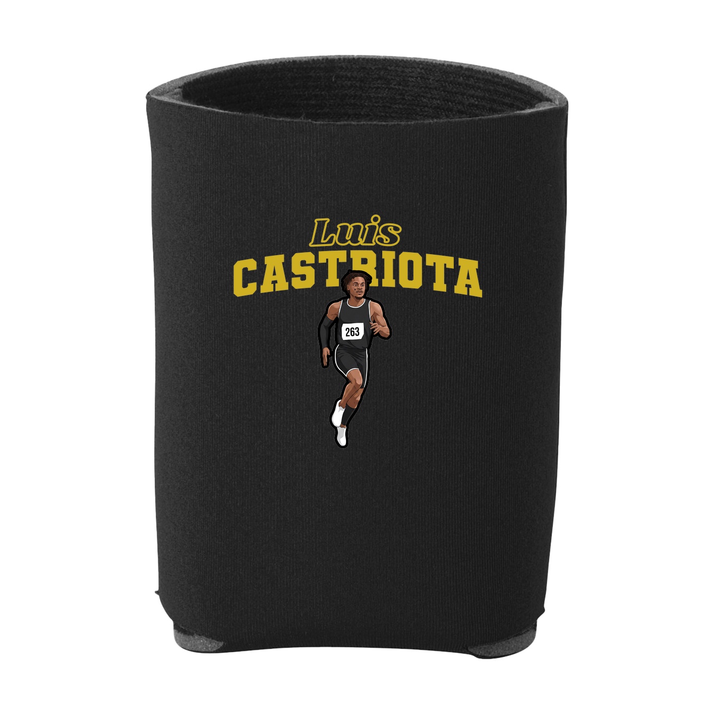 Can Holder — Name Arch in Black