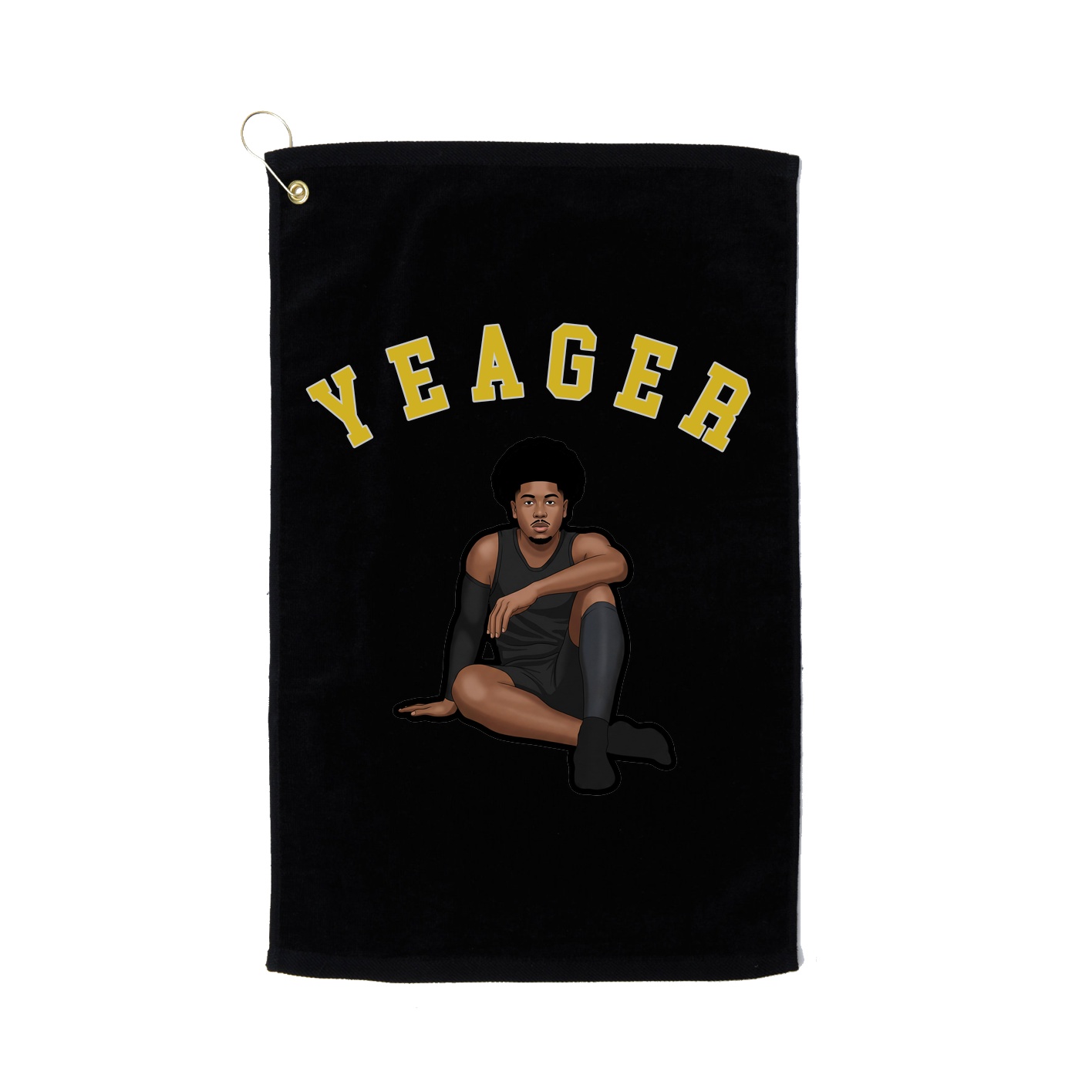 Golf Towel — Shirsey Arch in Black