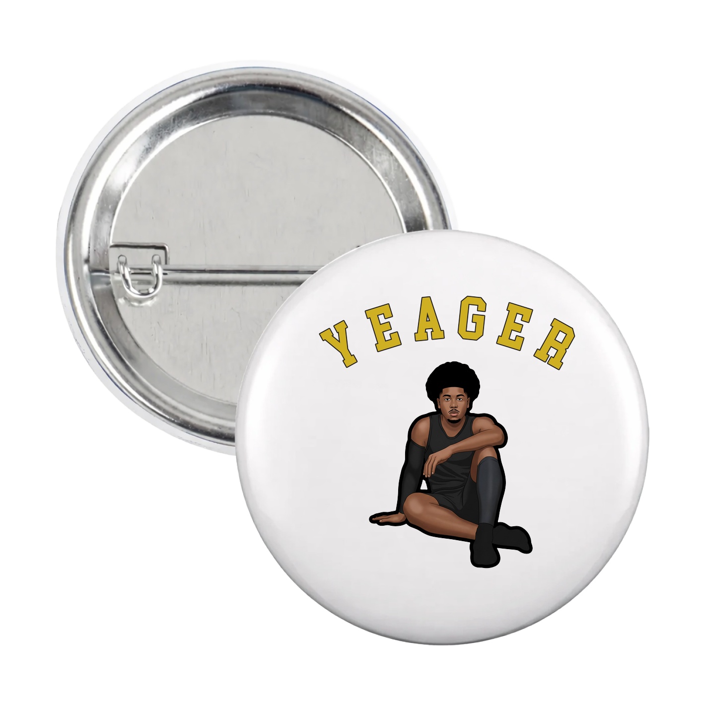 Game Day Button — Shirsey Arch in White