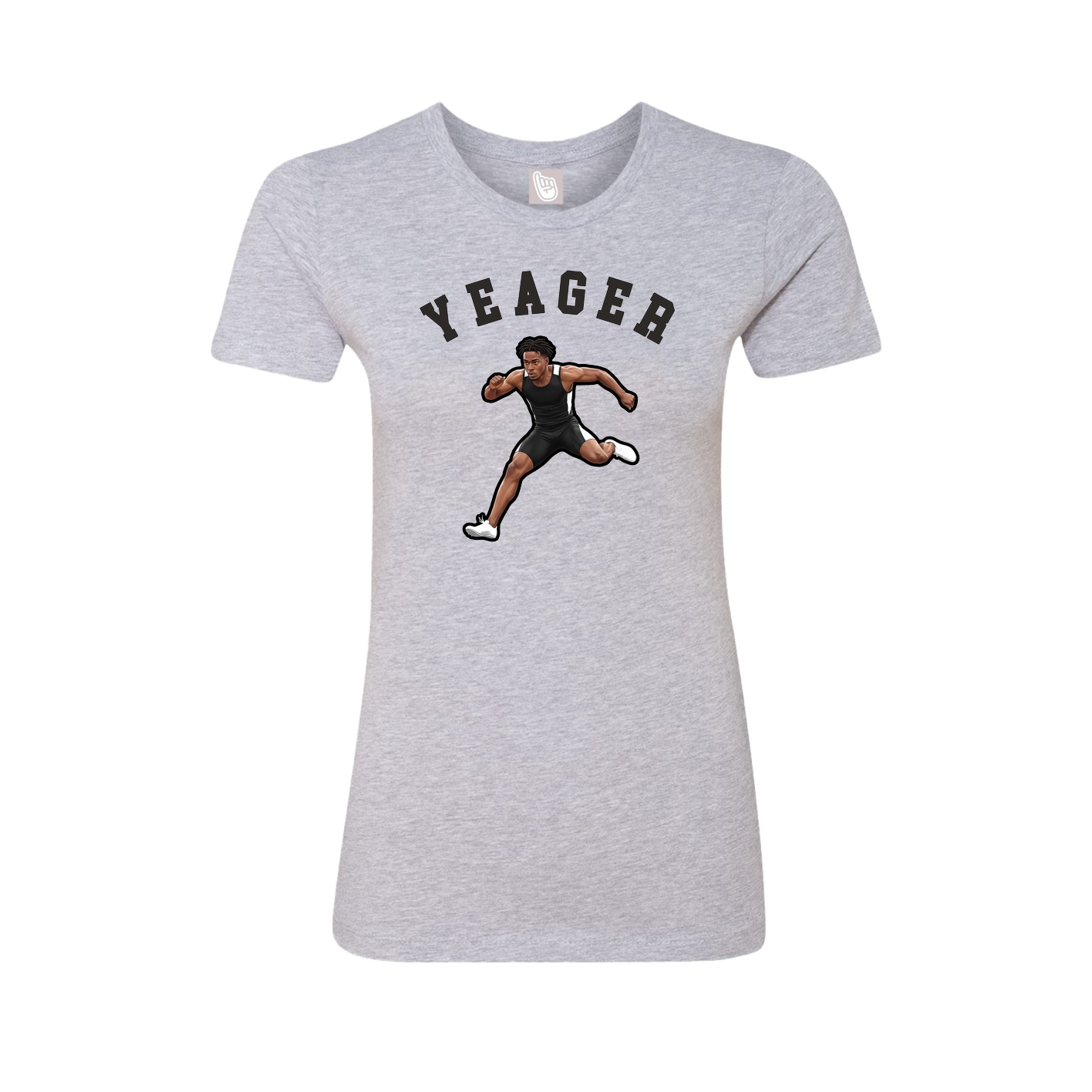 Fitted Women's Tee — Shirsey Arch in Grey