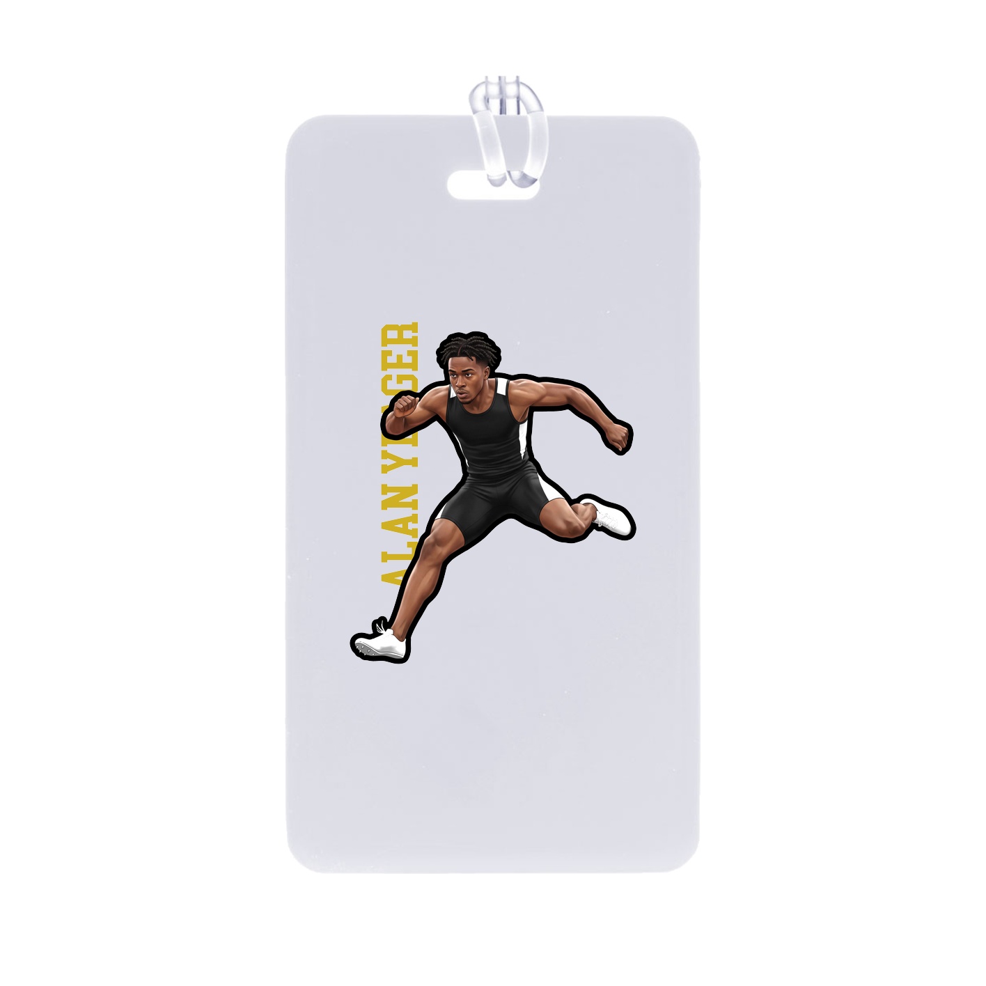 Bag Tag — Name Vertical in Classic